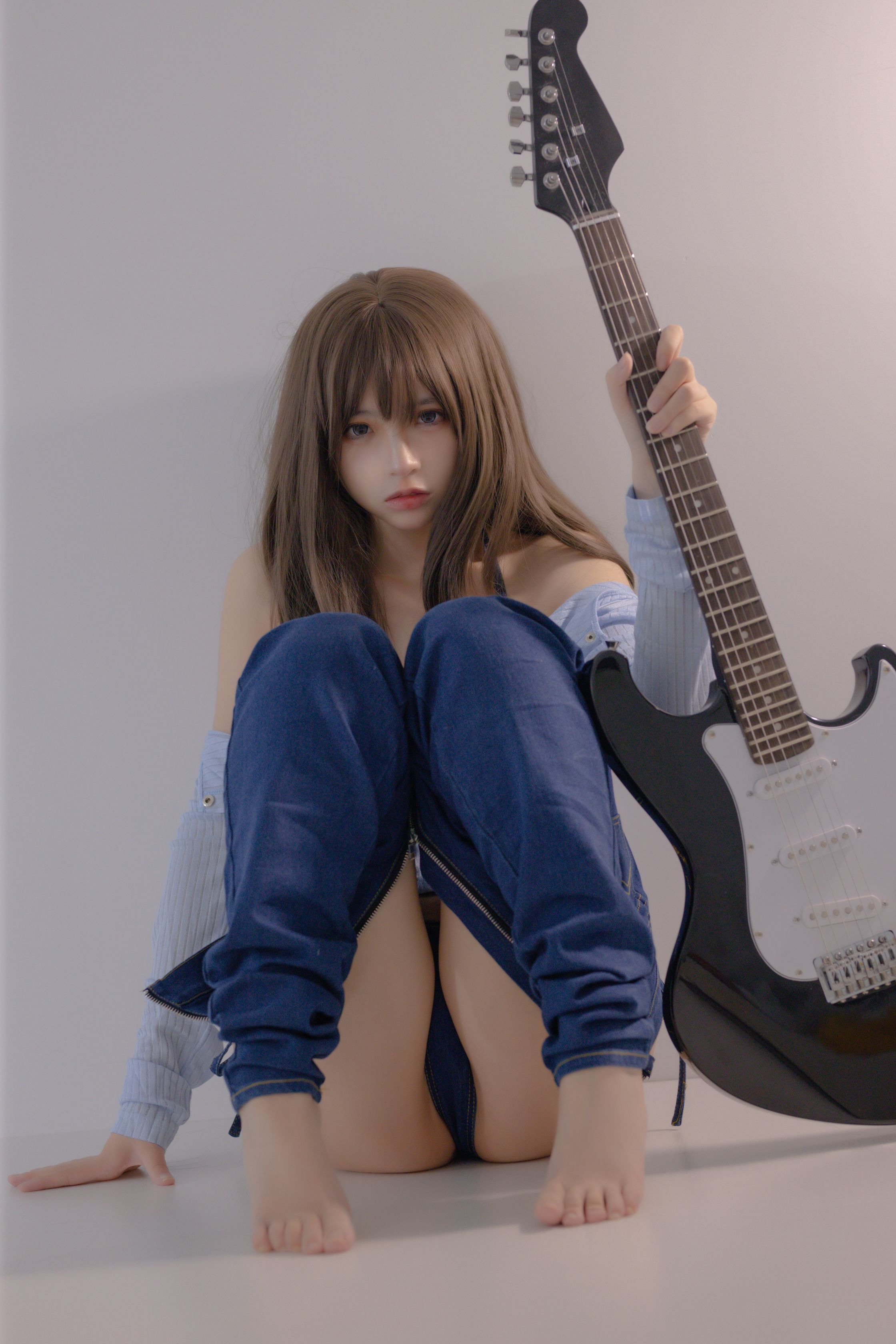 2022夏日限定A本吉他妹妹牛仔裤20P434MB0922热门合集