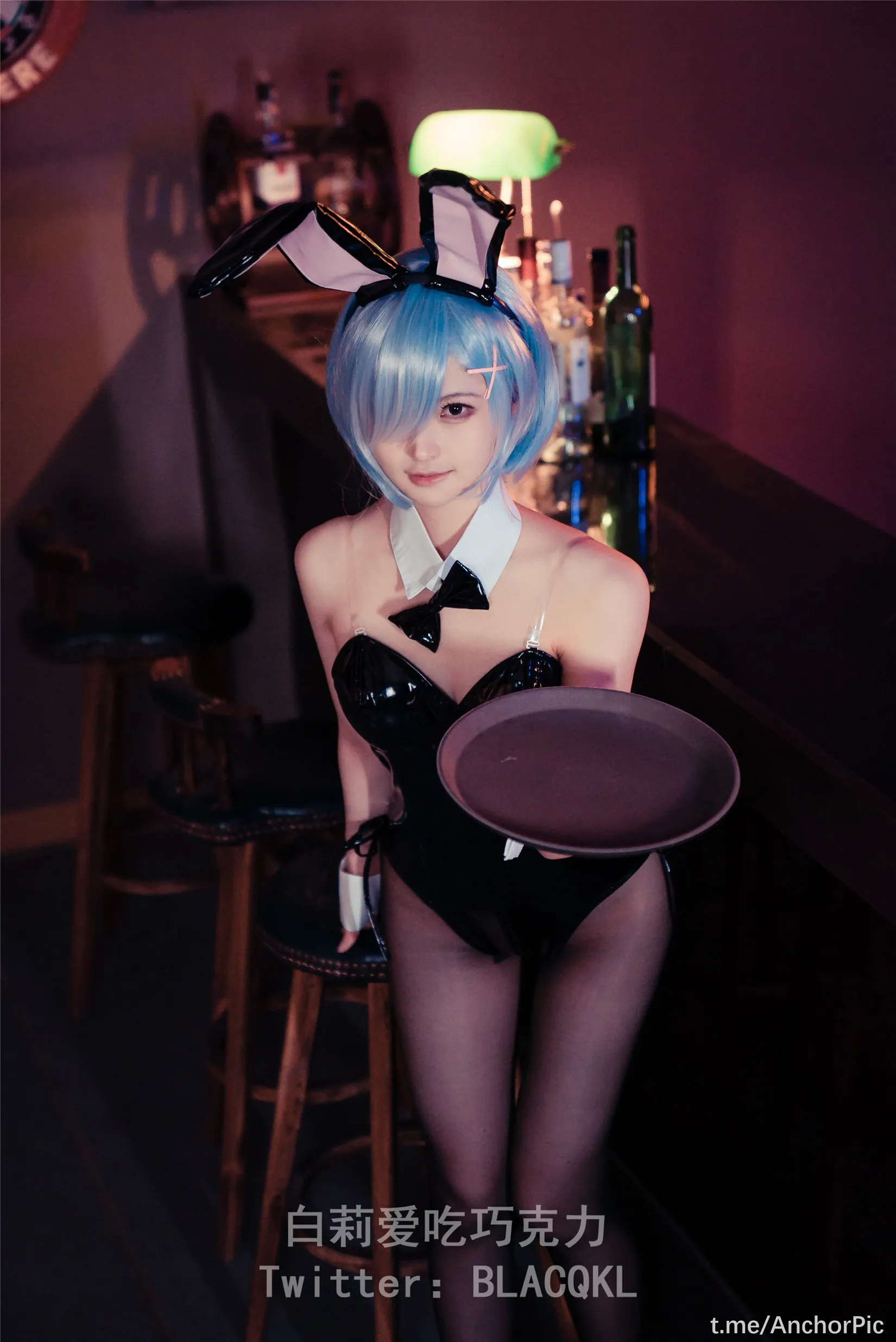 白莉爱吃巧克力蕾姆兔女郎71P0625独家发布