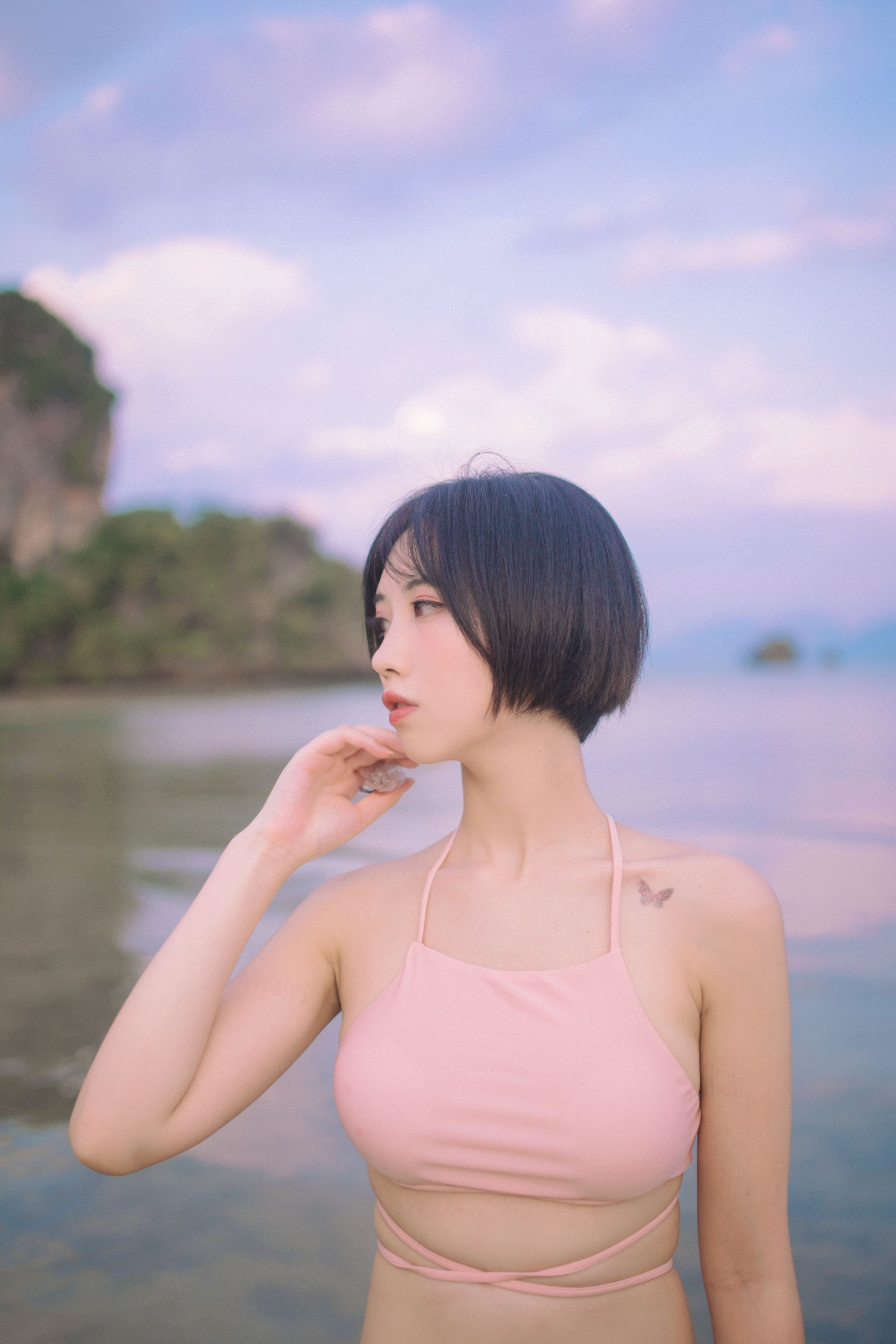 NO020粉色泳衣30P235MB完整合集