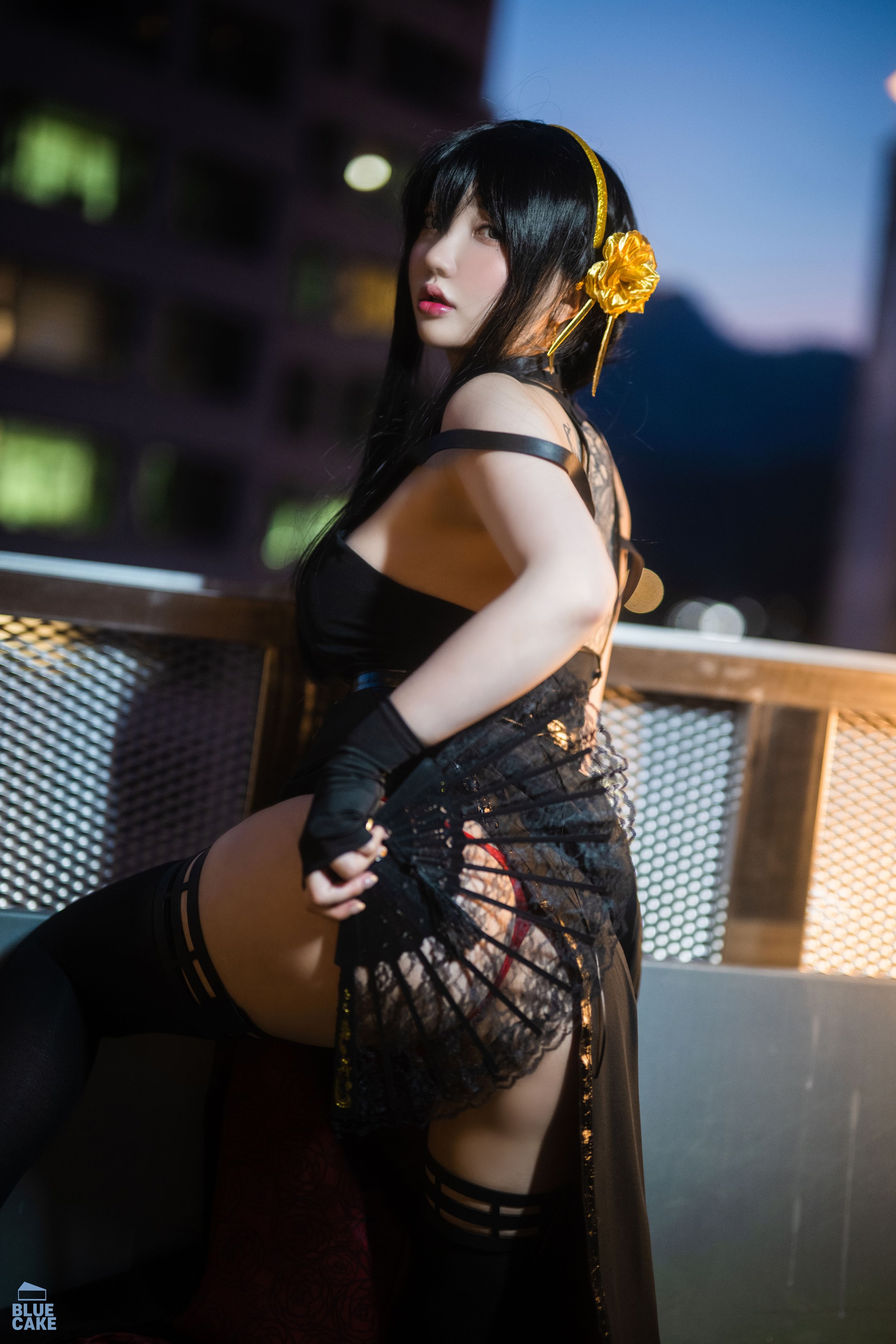 YeEun_BlackRose_RED043精选