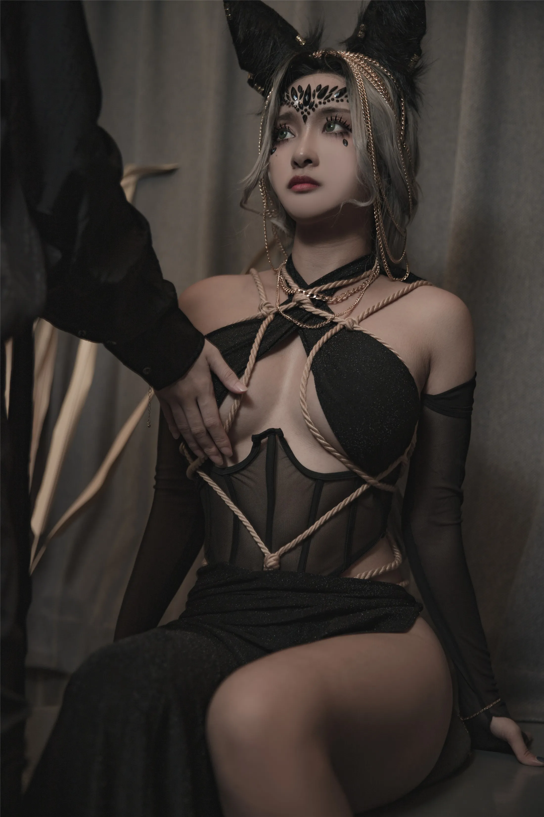 洛璃LoLiSAMA狼少女狼女的调教130P0306精选