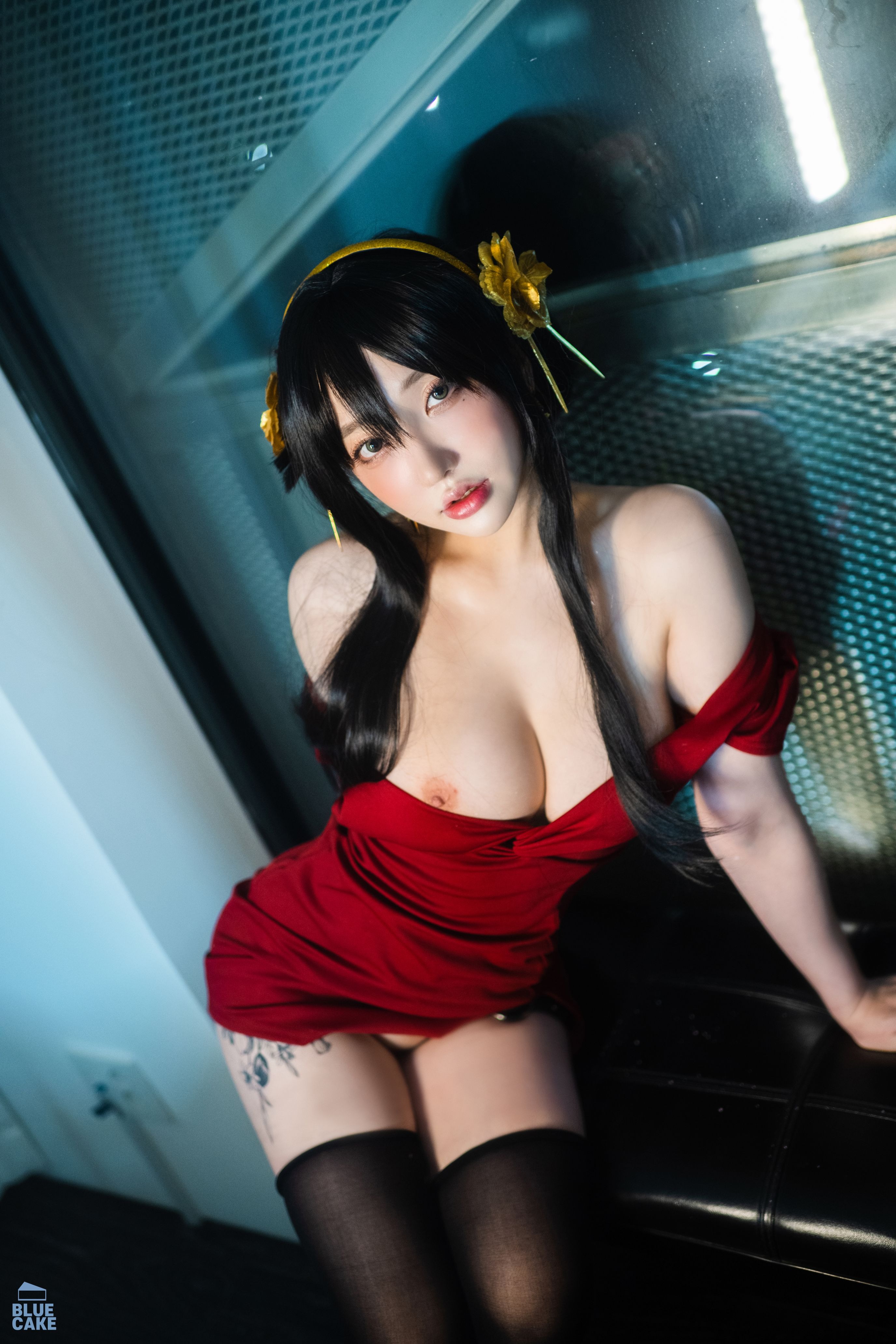 YeEun_BlackRose_RED043精选