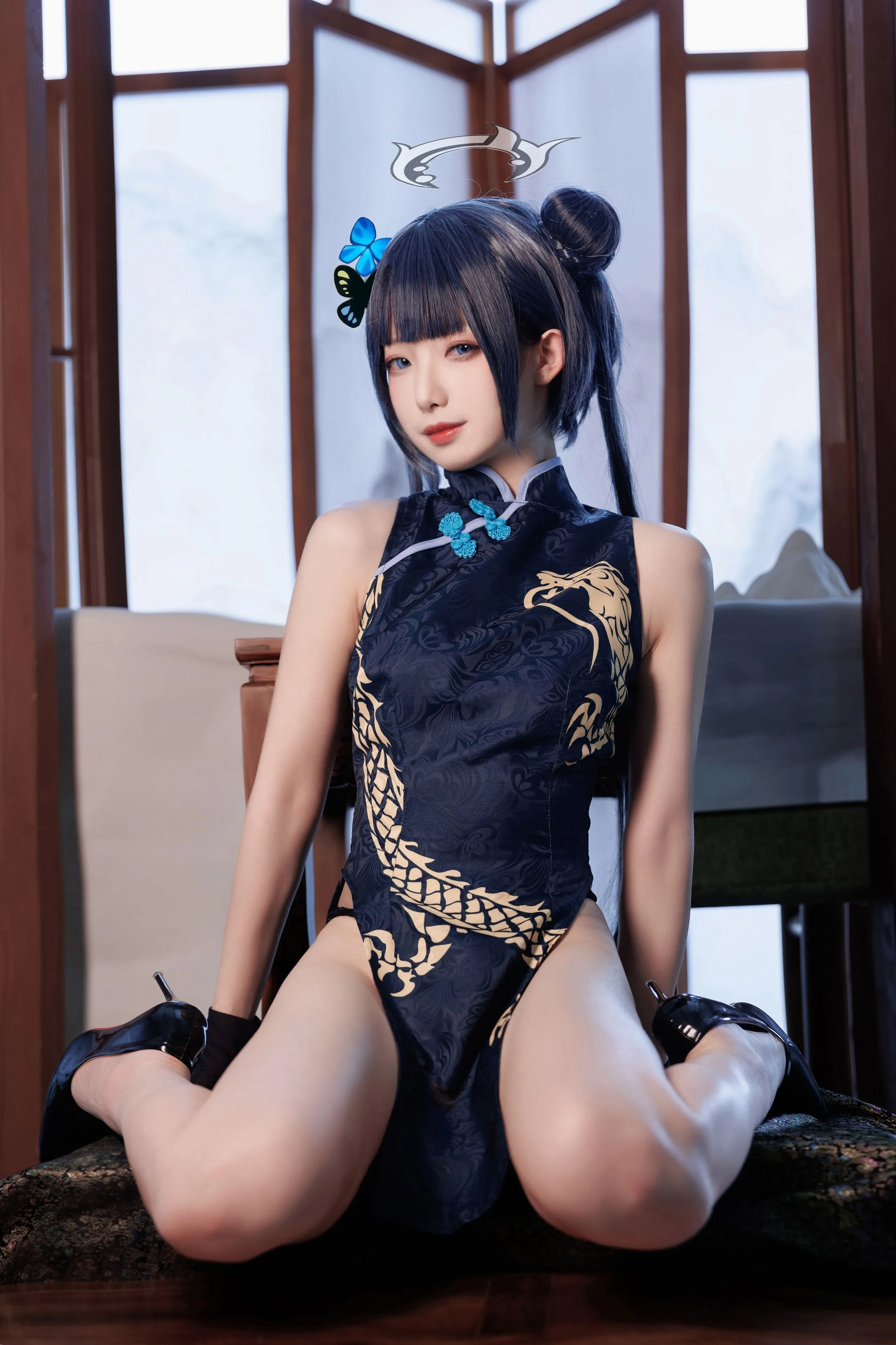 封疆疆碧蓝档案妃咲34P348MB0123网红写真