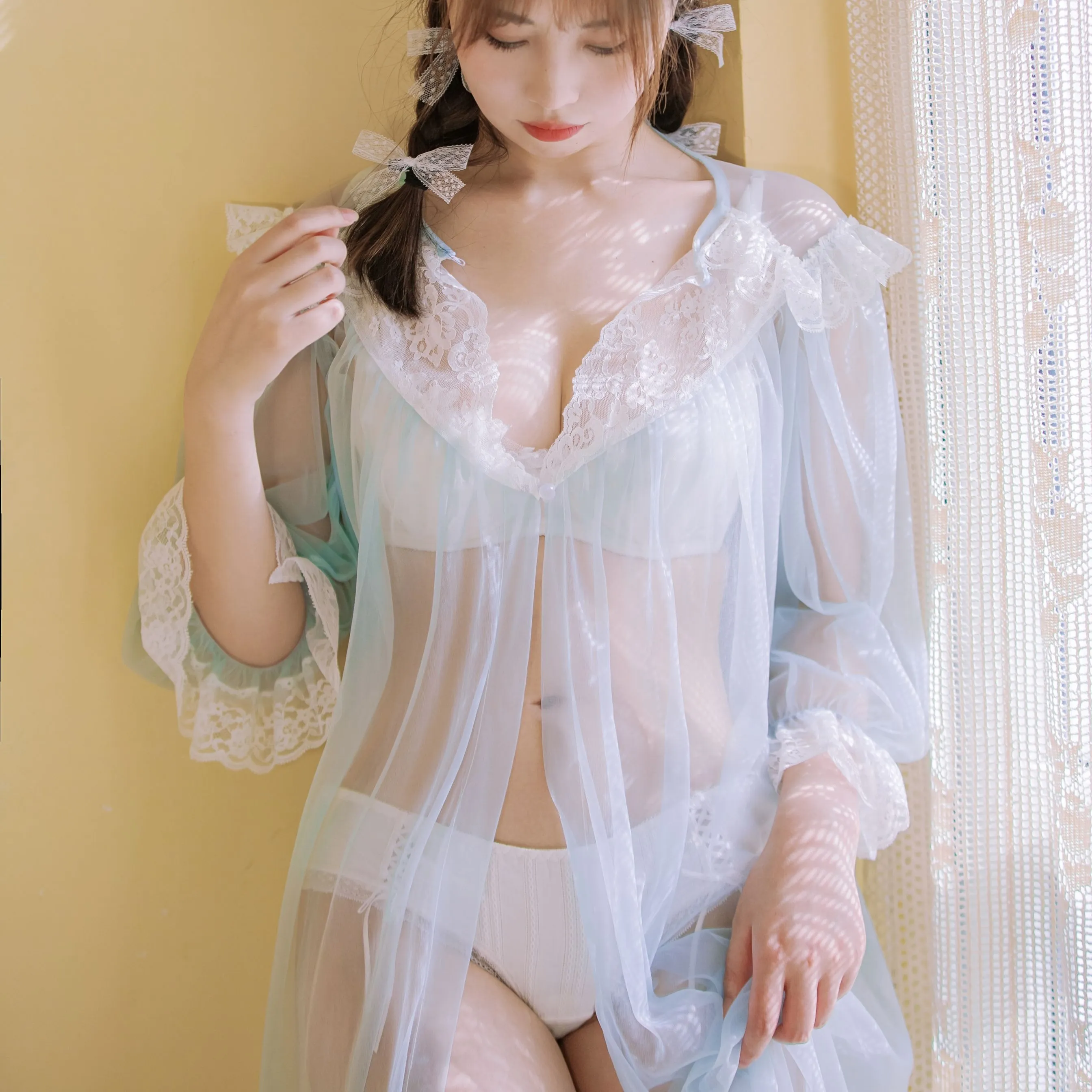 NO022蓝纱衣40P596MB高清无水印