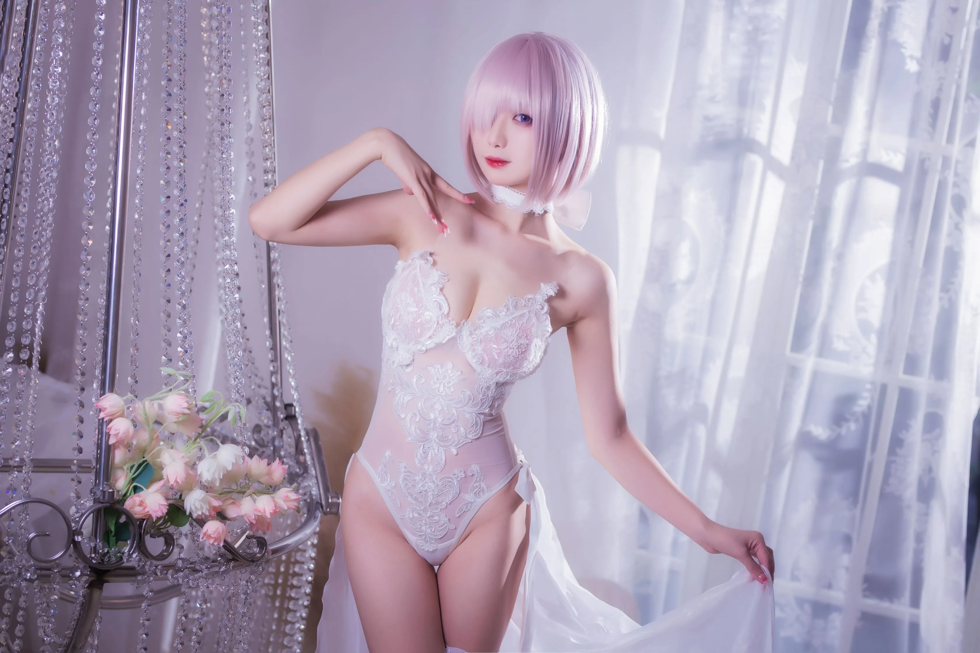 封疆疆v玛修婚纱网红写真