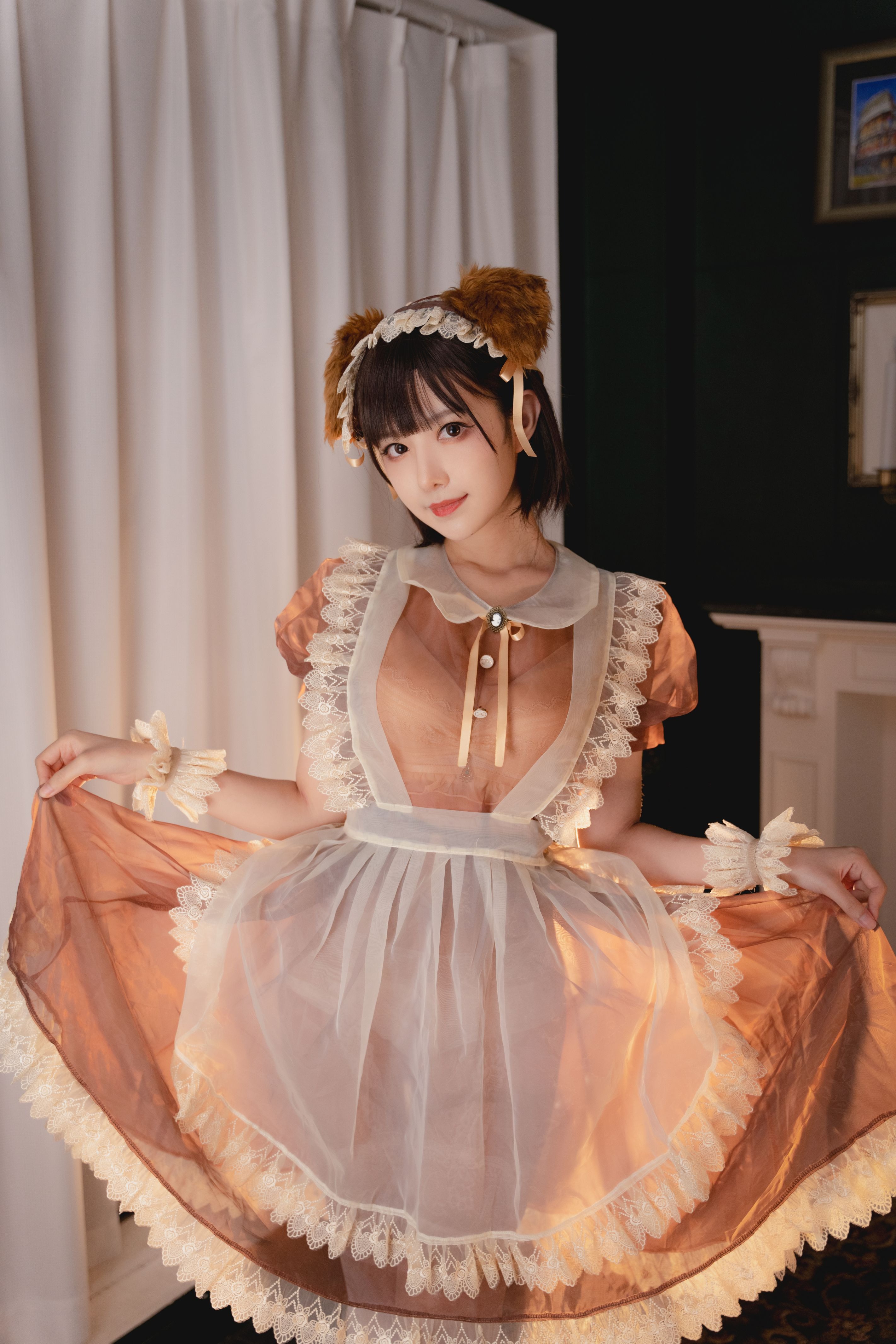 Shika小鹿鹿NO77透明女仆22P438MB0321限时福利