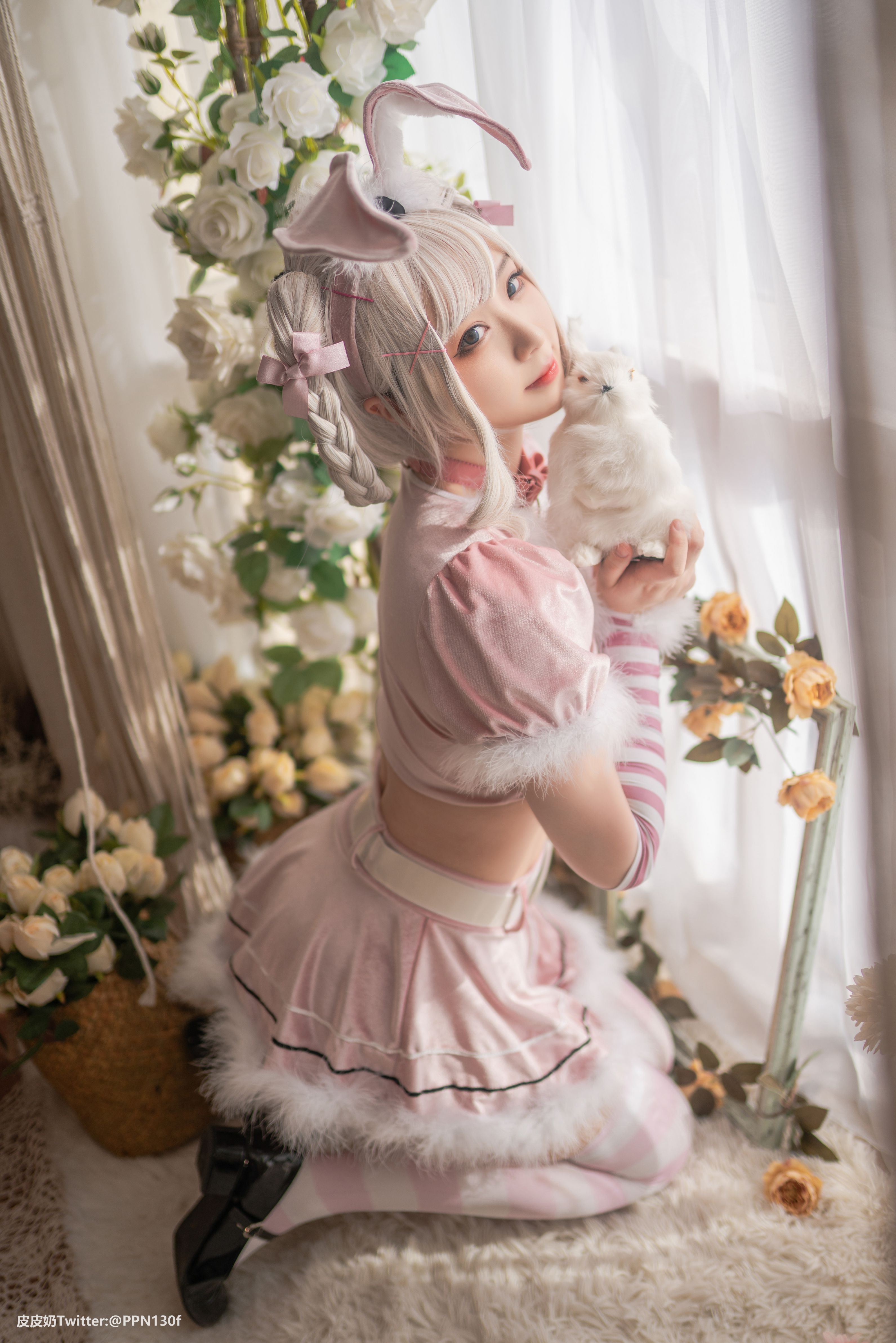 皮皮奶NO043Vol27粉色兔兔71P165GB0106完整合集