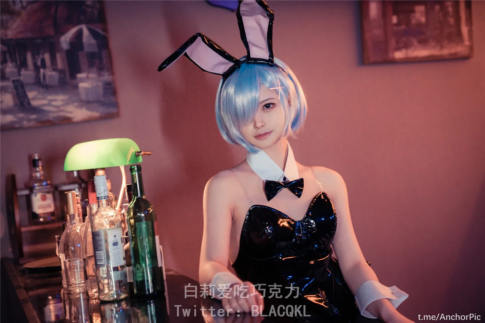 白莉爱吃巧克力蕾姆兔女郎71P0625独家发布