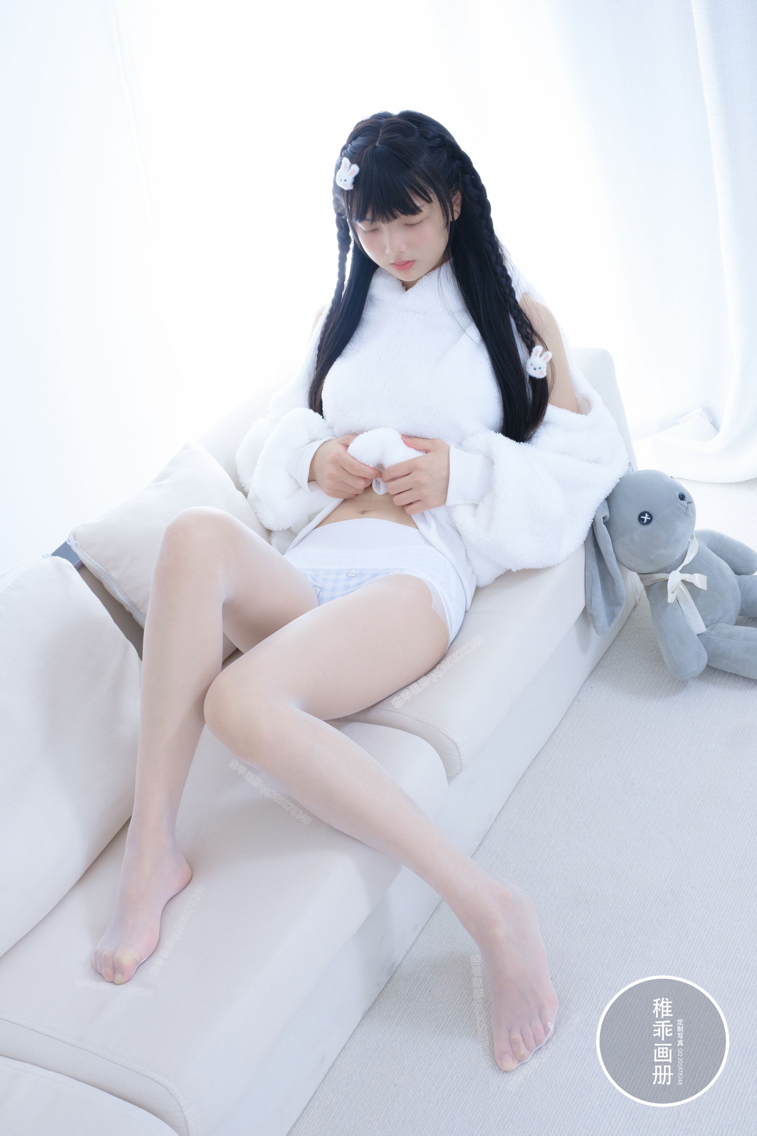 稚乖画册晴空10夜夜白丝双马尾80P1V185GB1016全集