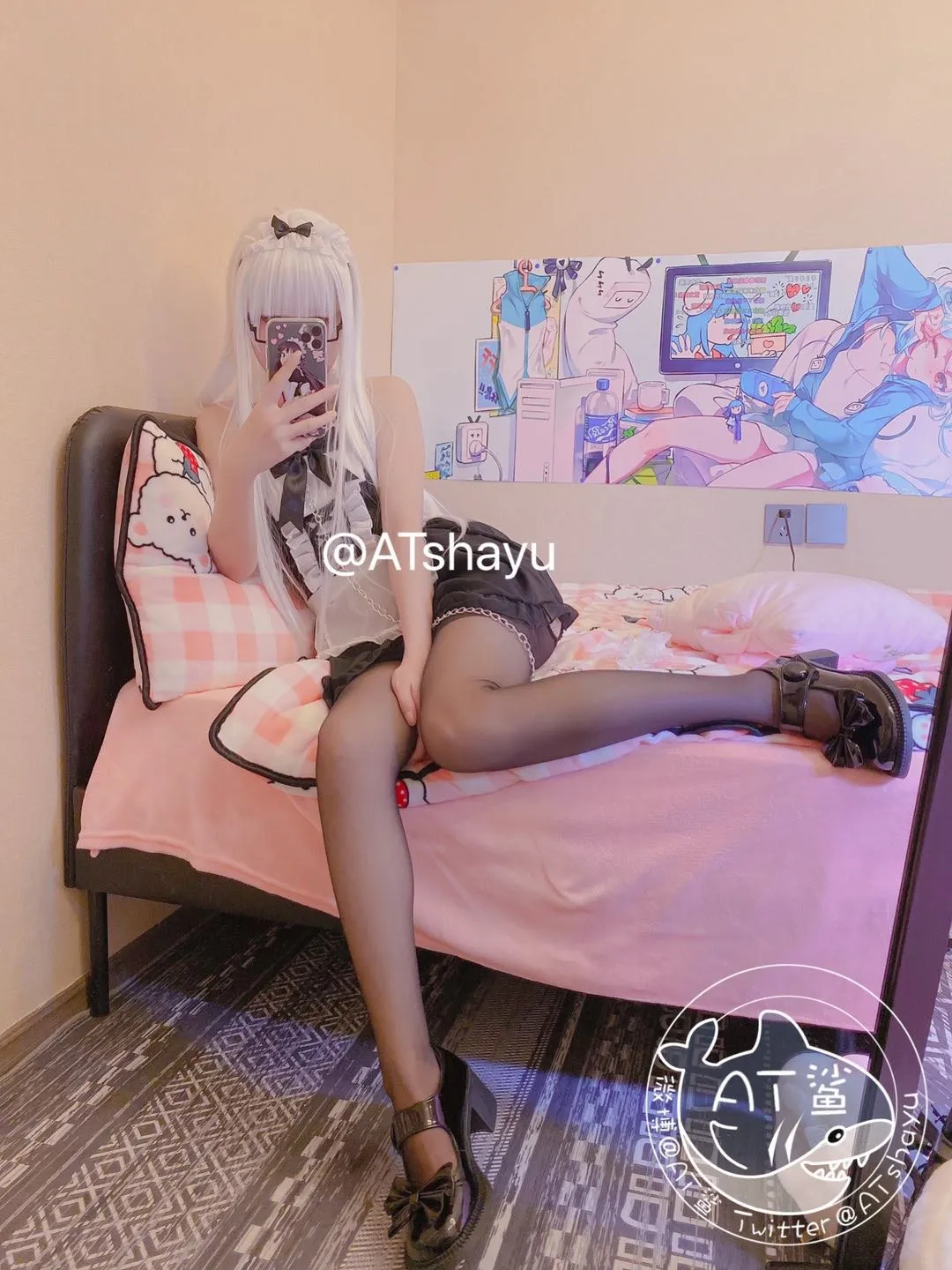 AT鲨女仆开档袜43P8MB0201精华合集