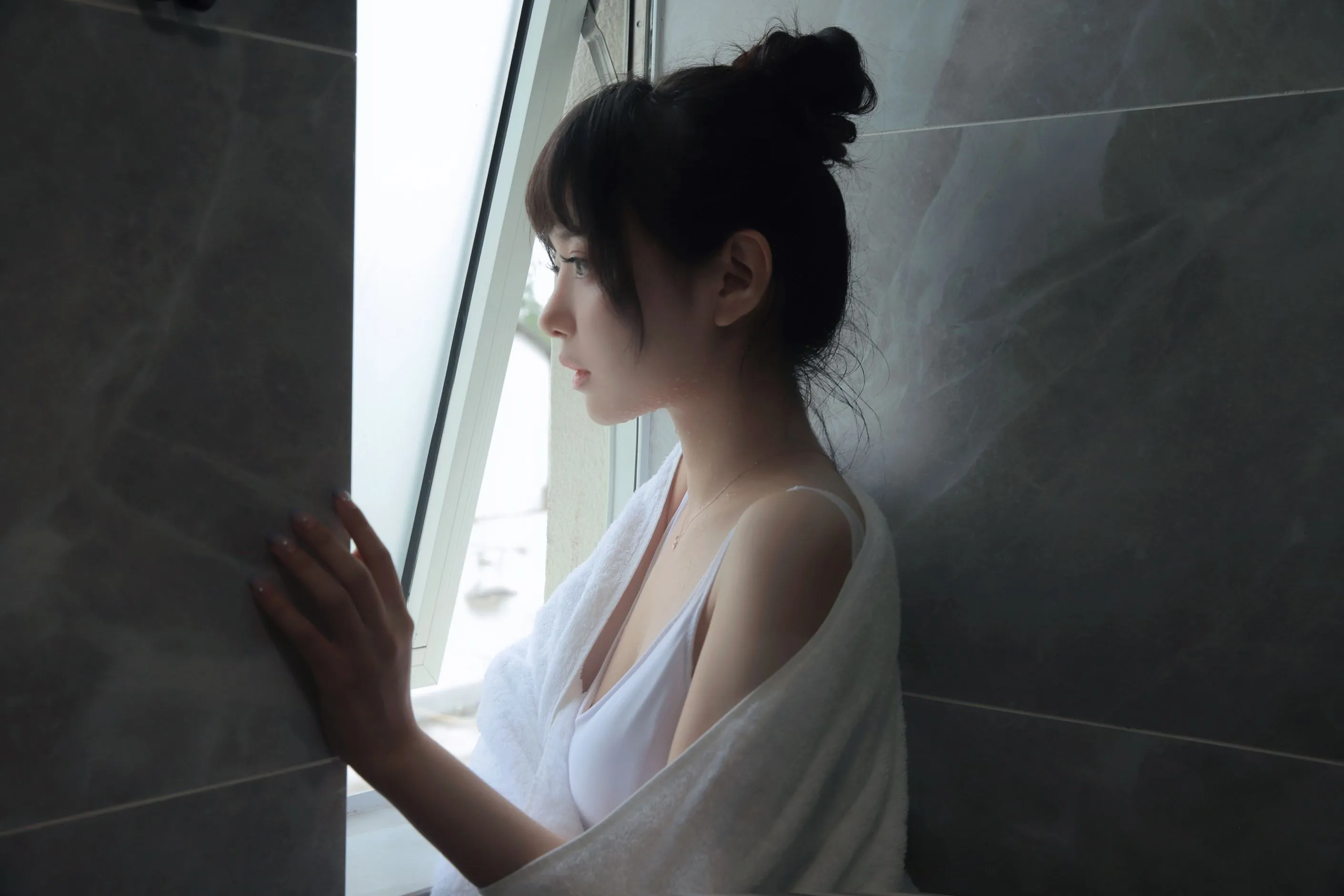 Shika小鹿鹿半透浴室22P51MB0613网红写真