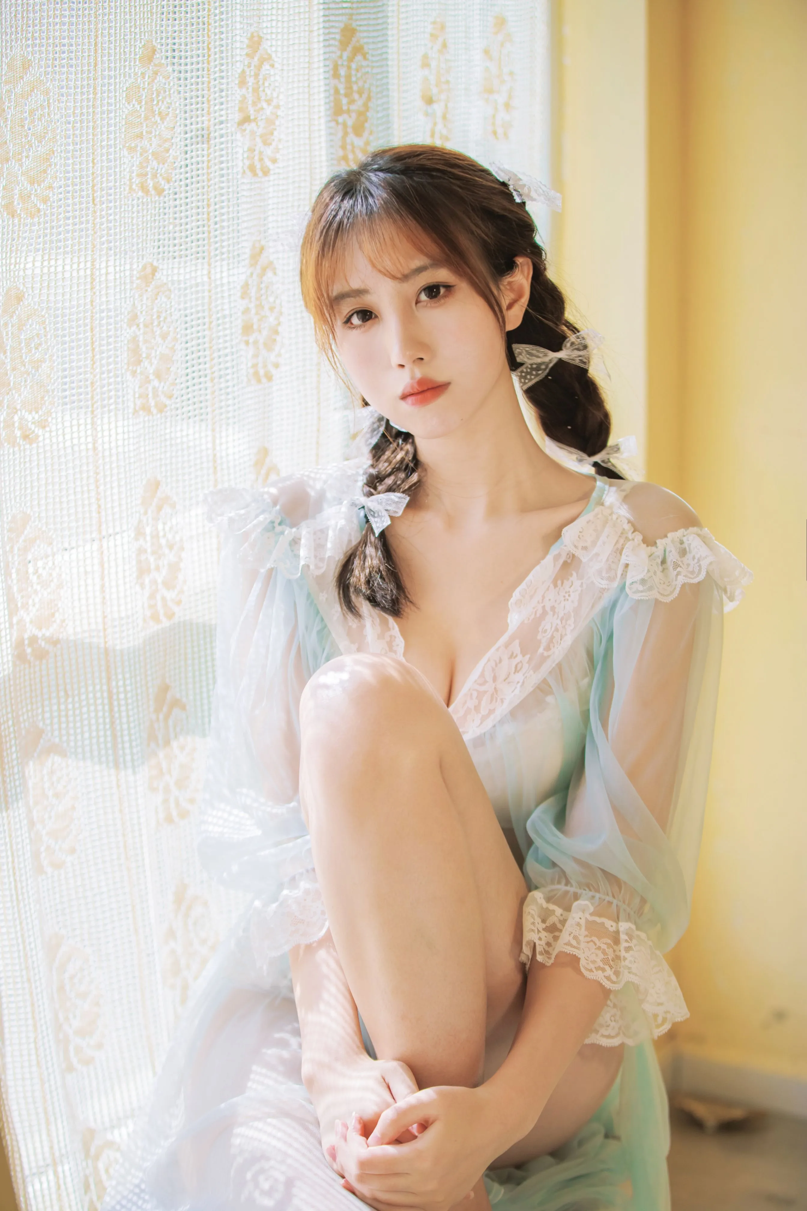NO022蓝纱衣40P596MB高清无水印