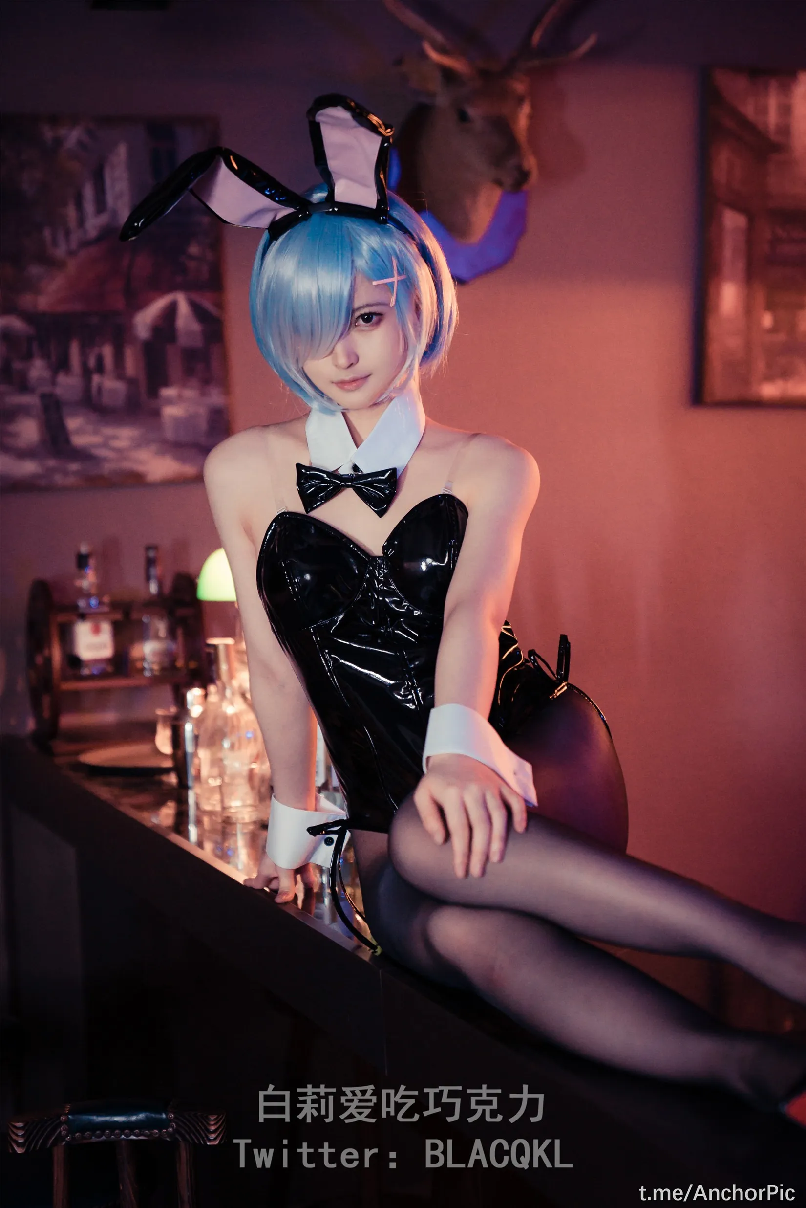 白莉爱吃巧克力蕾姆兔女郎71P0625独家发布
