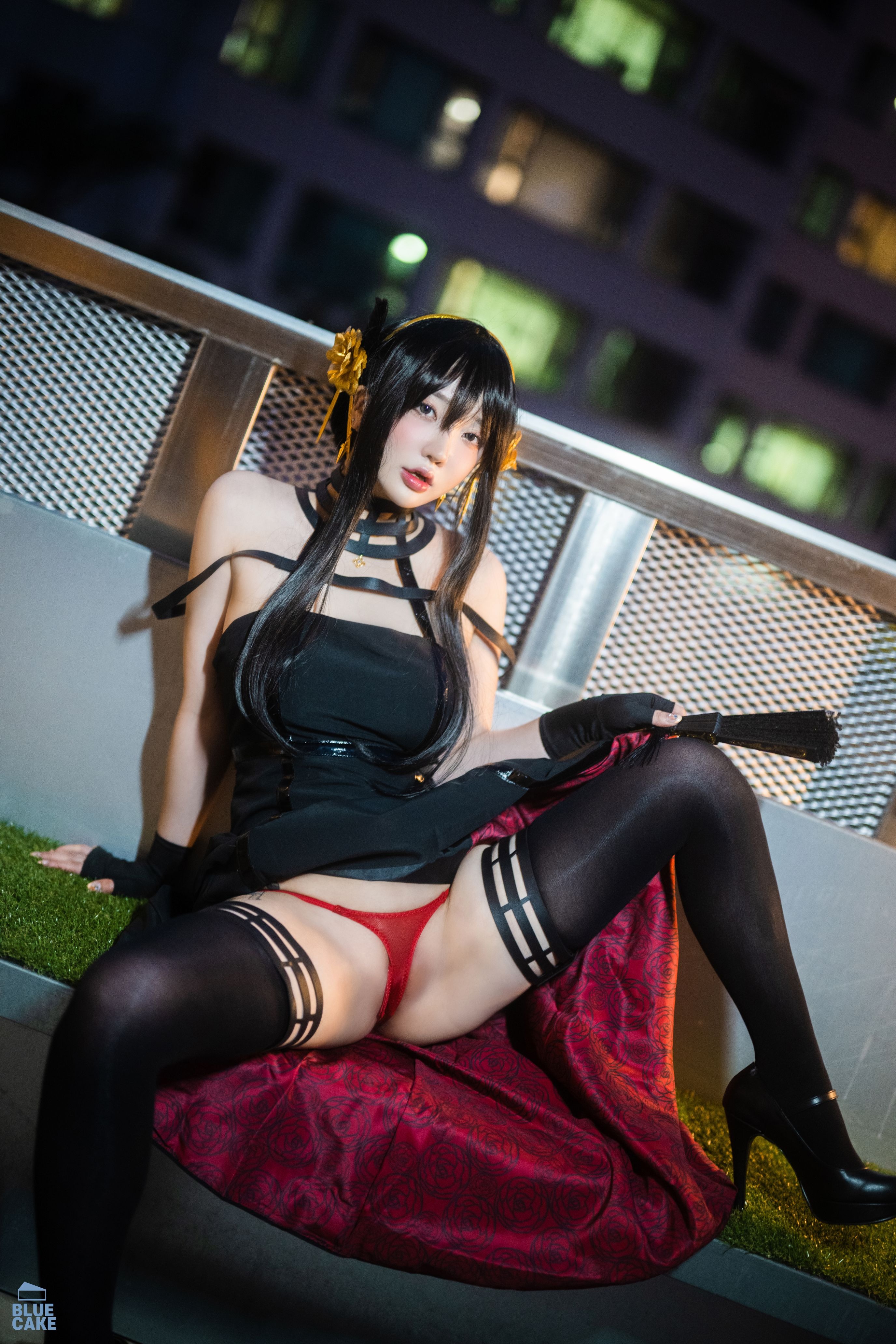 YeEun_BlackRose_RED043精选