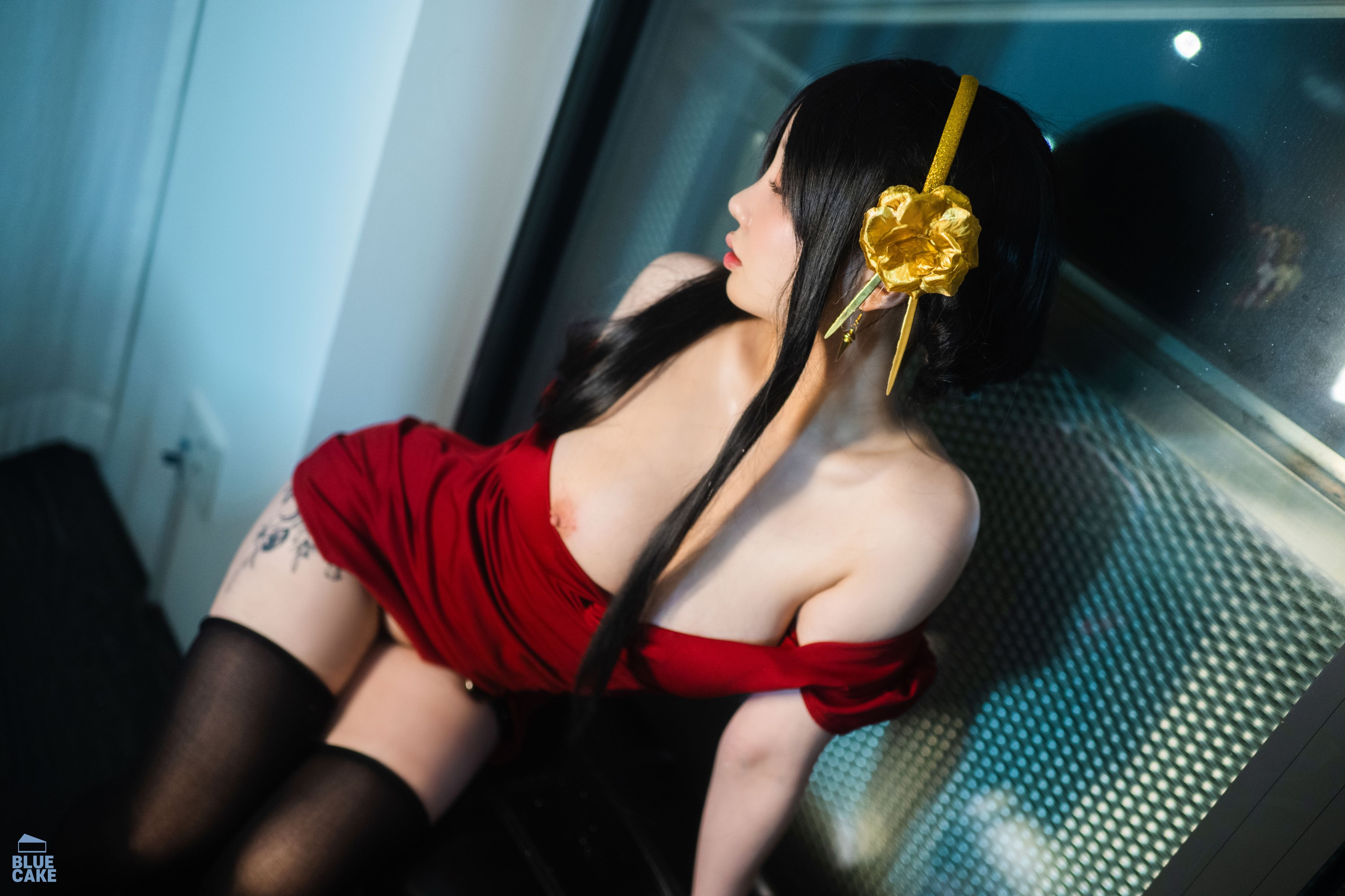 YeEun_BlackRose_RED043精选