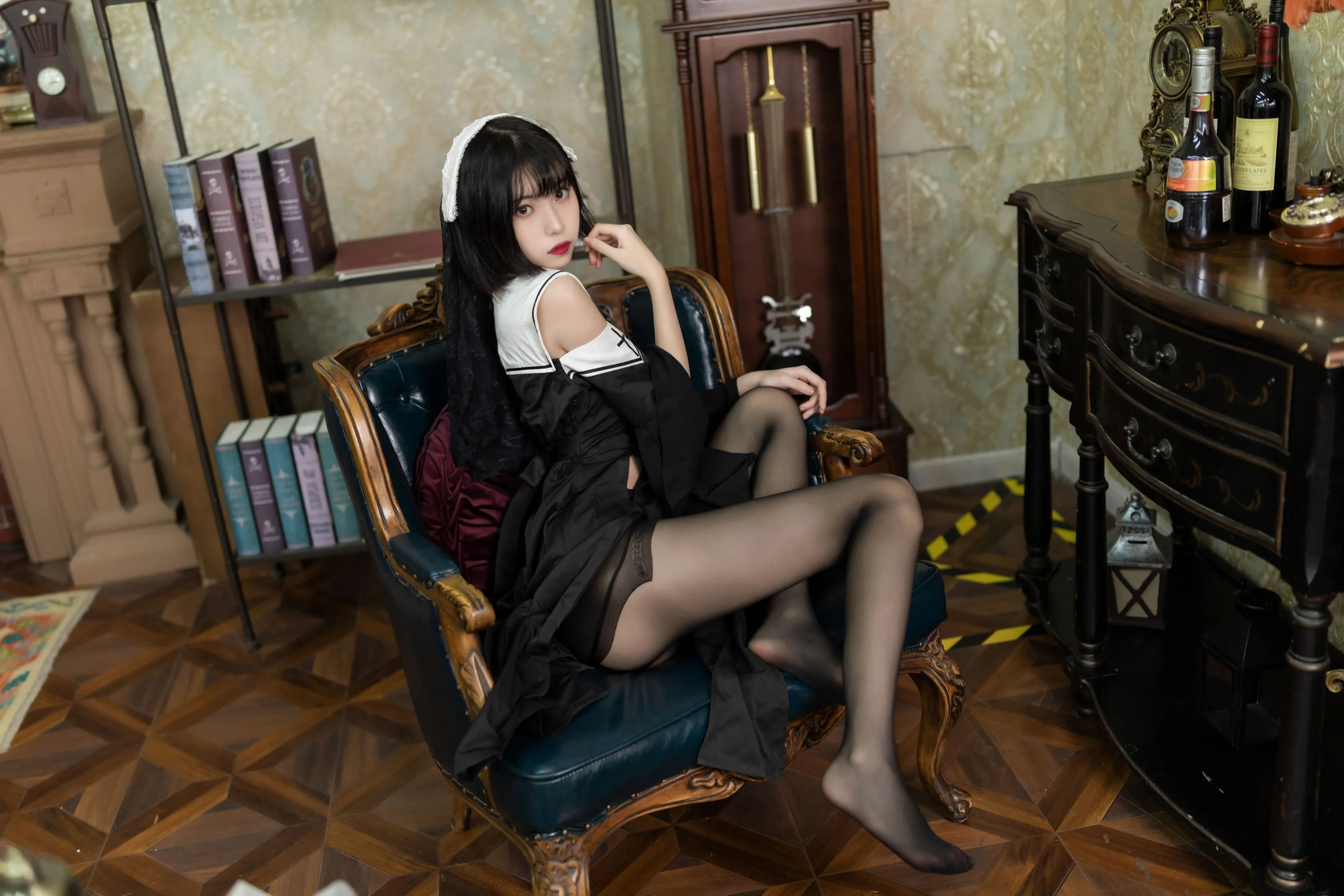 许岚LAN暗黑修女40P640MB免费福利