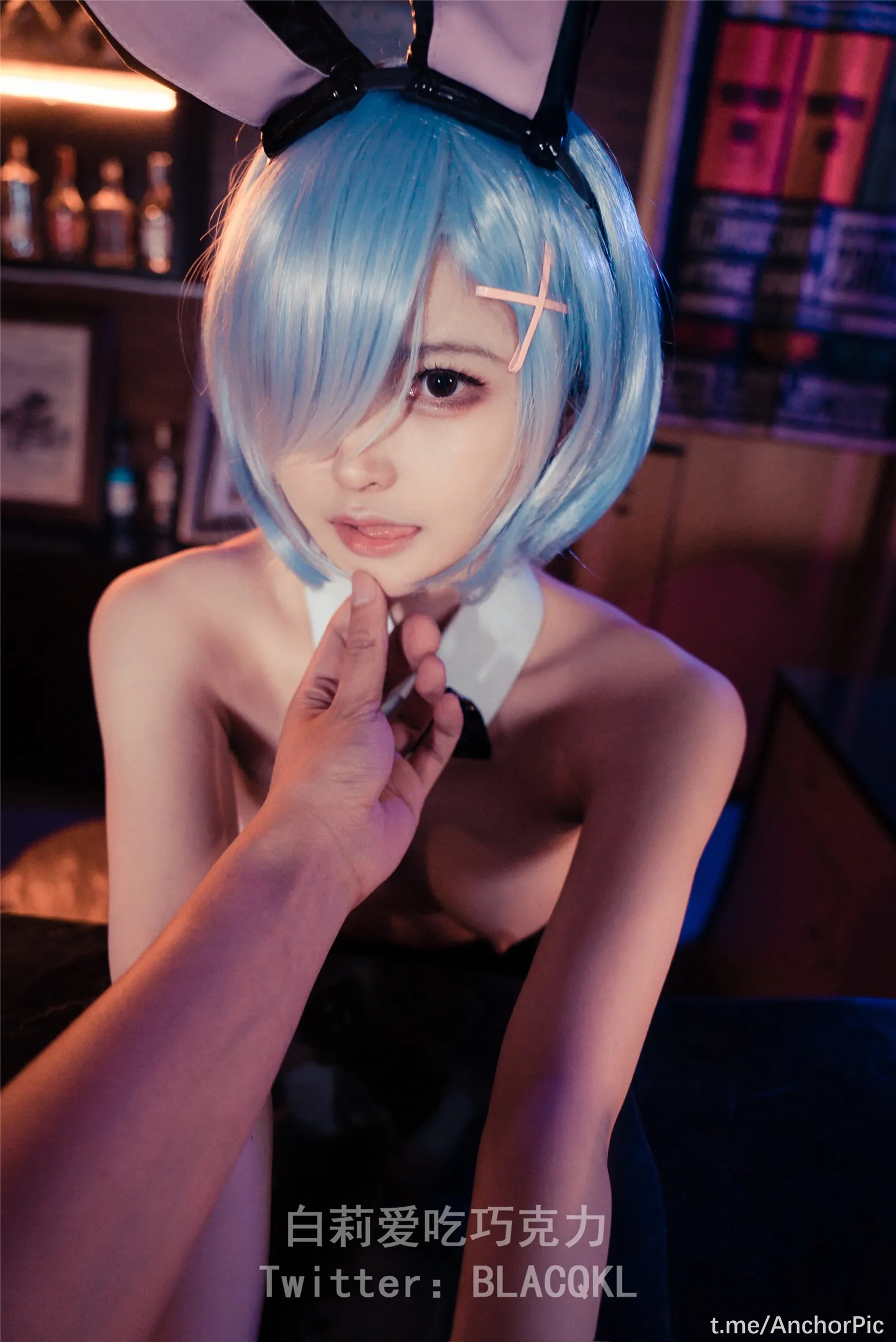 白莉爱吃巧克力蕾姆兔女郎71P0625独家发布
