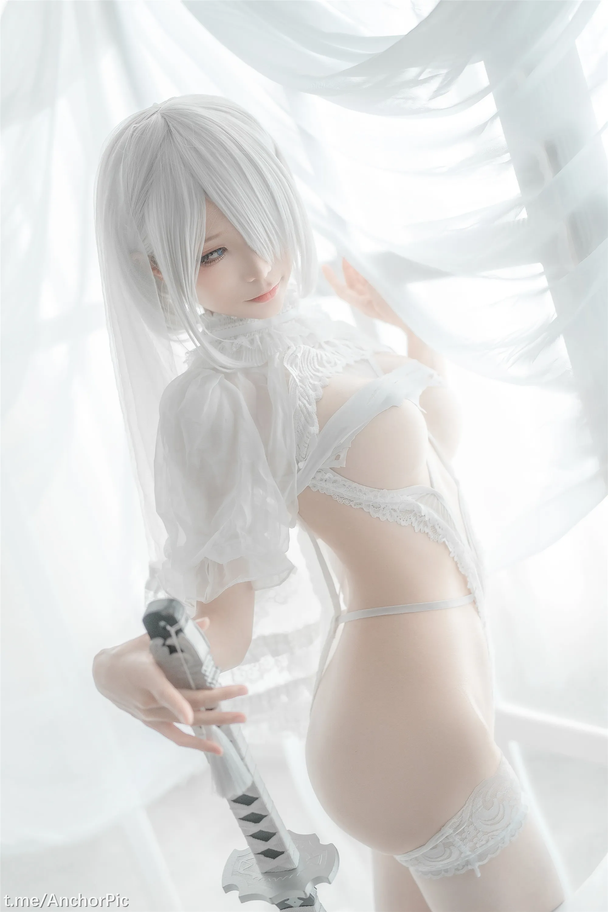 蠢沫沫2B白婚纱60P0704精选