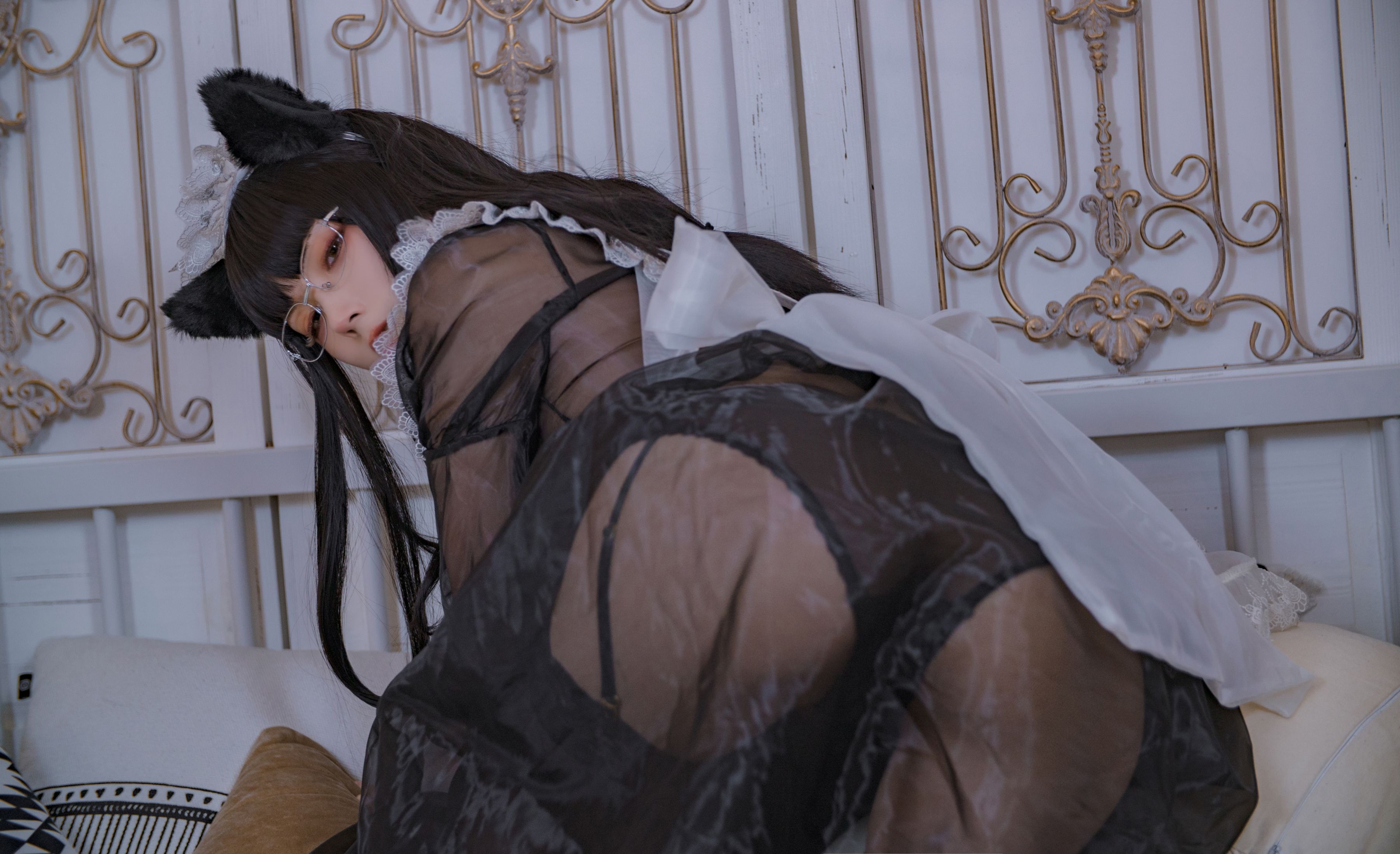 NO003黑色透明女仆54P598MB0913福利资源