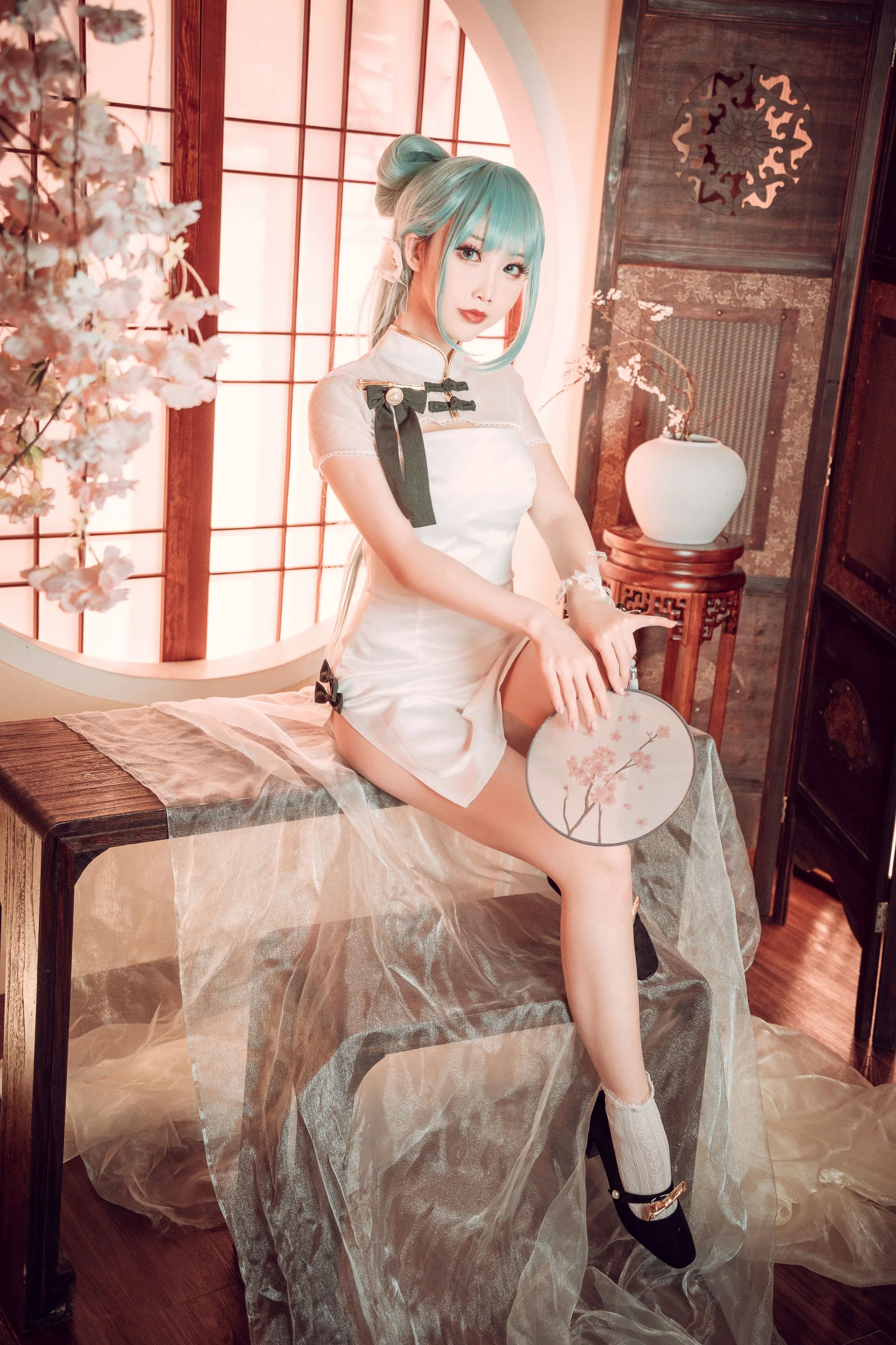 面饼仙儿初音旗袍28P514MB热门写真