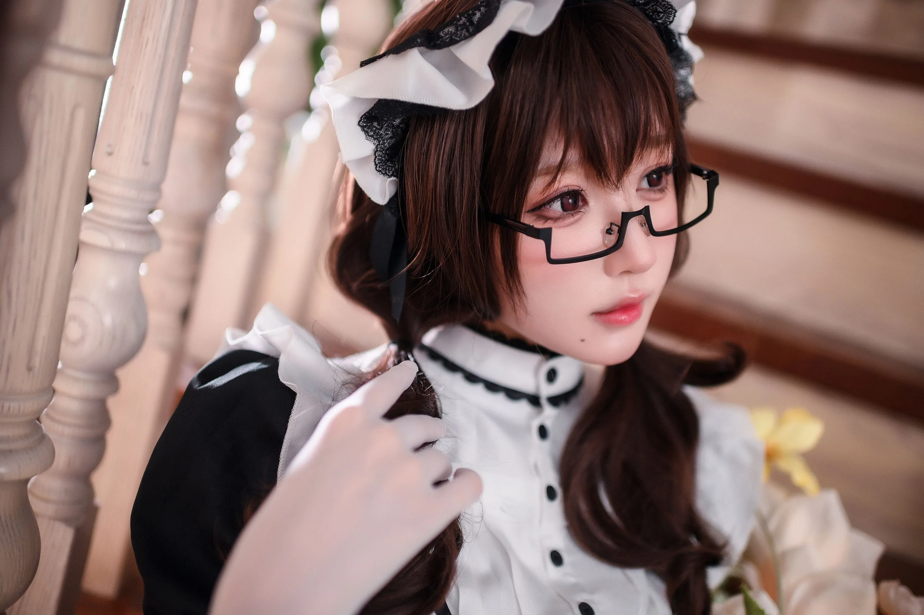 阿包也是兔娘传统长裙女仆47P509MB必看合集