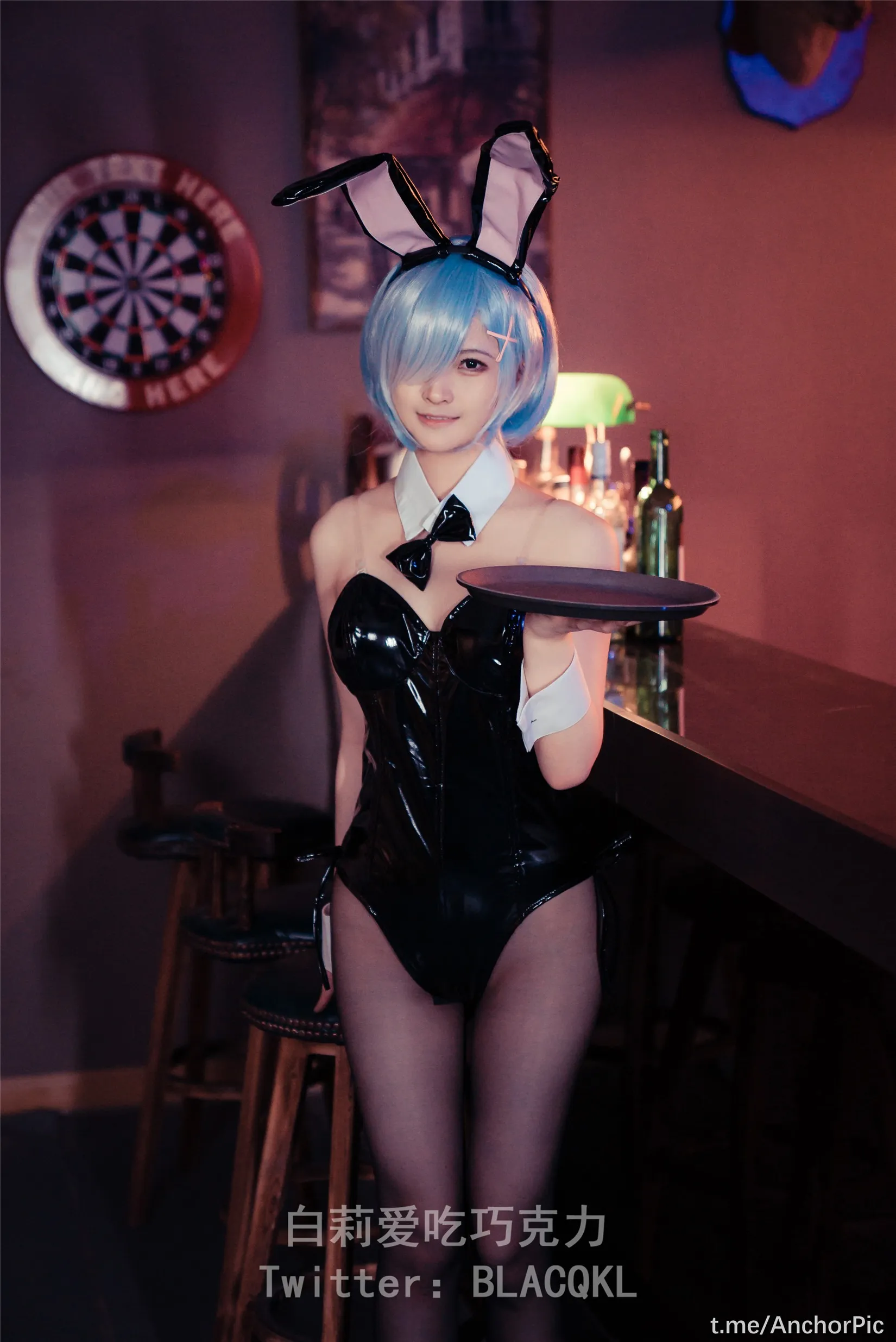 白莉爱吃巧克力蕾姆兔女郎71P0625独家发布