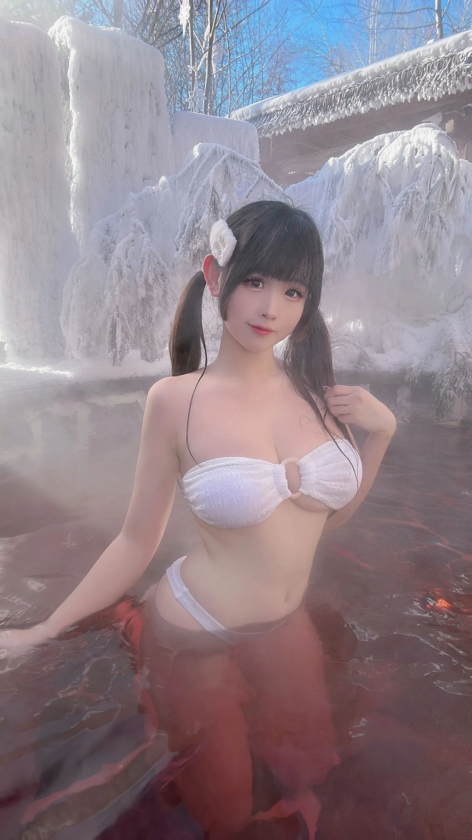 miko酱mikoの雪地温泉1月27打赏群资源0127套图
