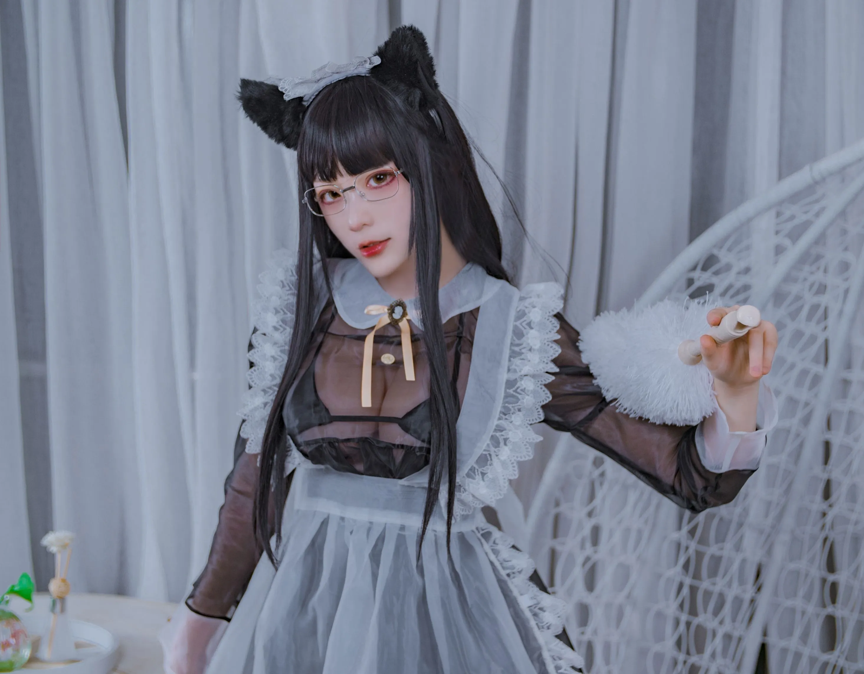NO003黑色透明女仆54P598MB0913福利资源