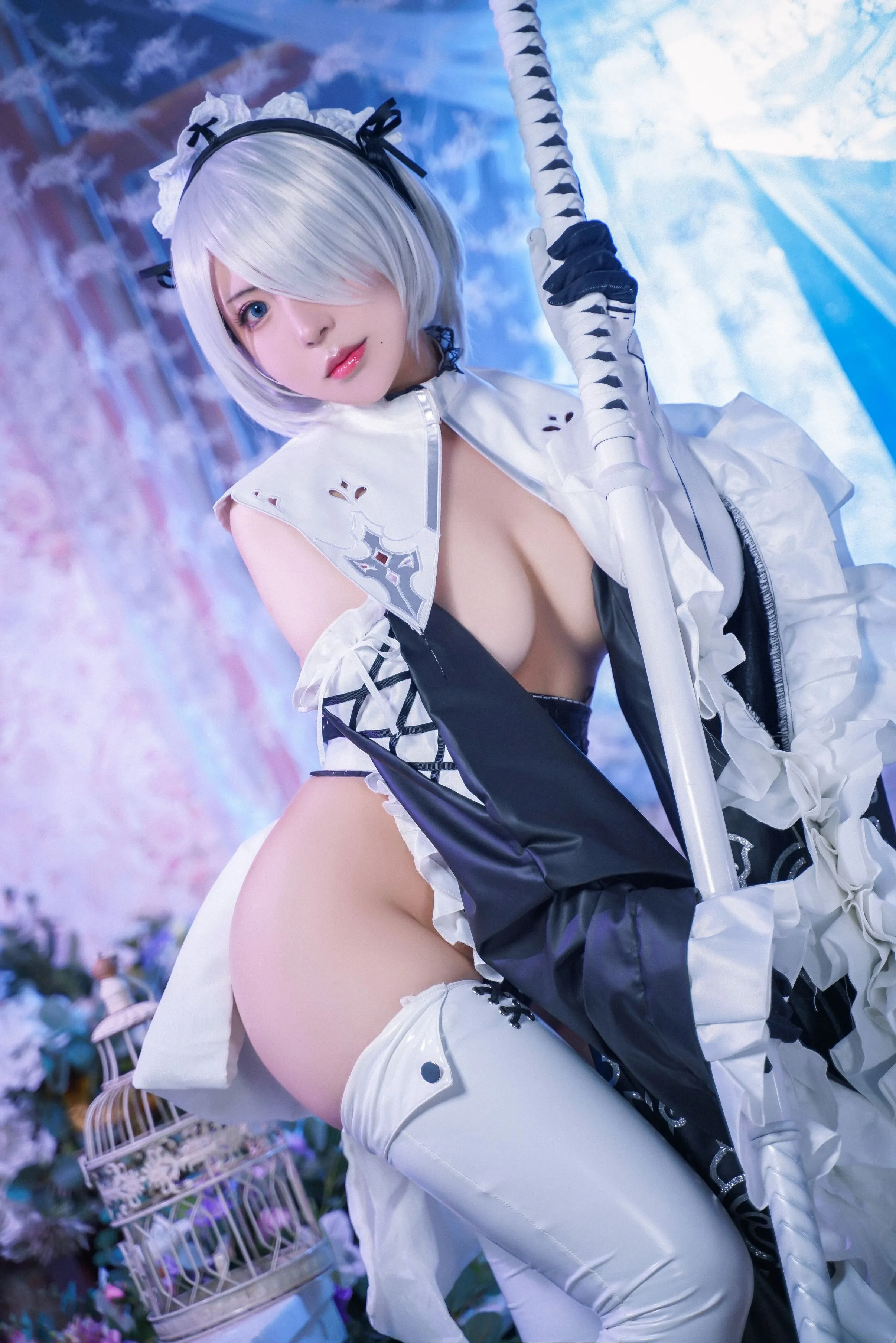 虎森森2B女仆15P78MB爆款写真