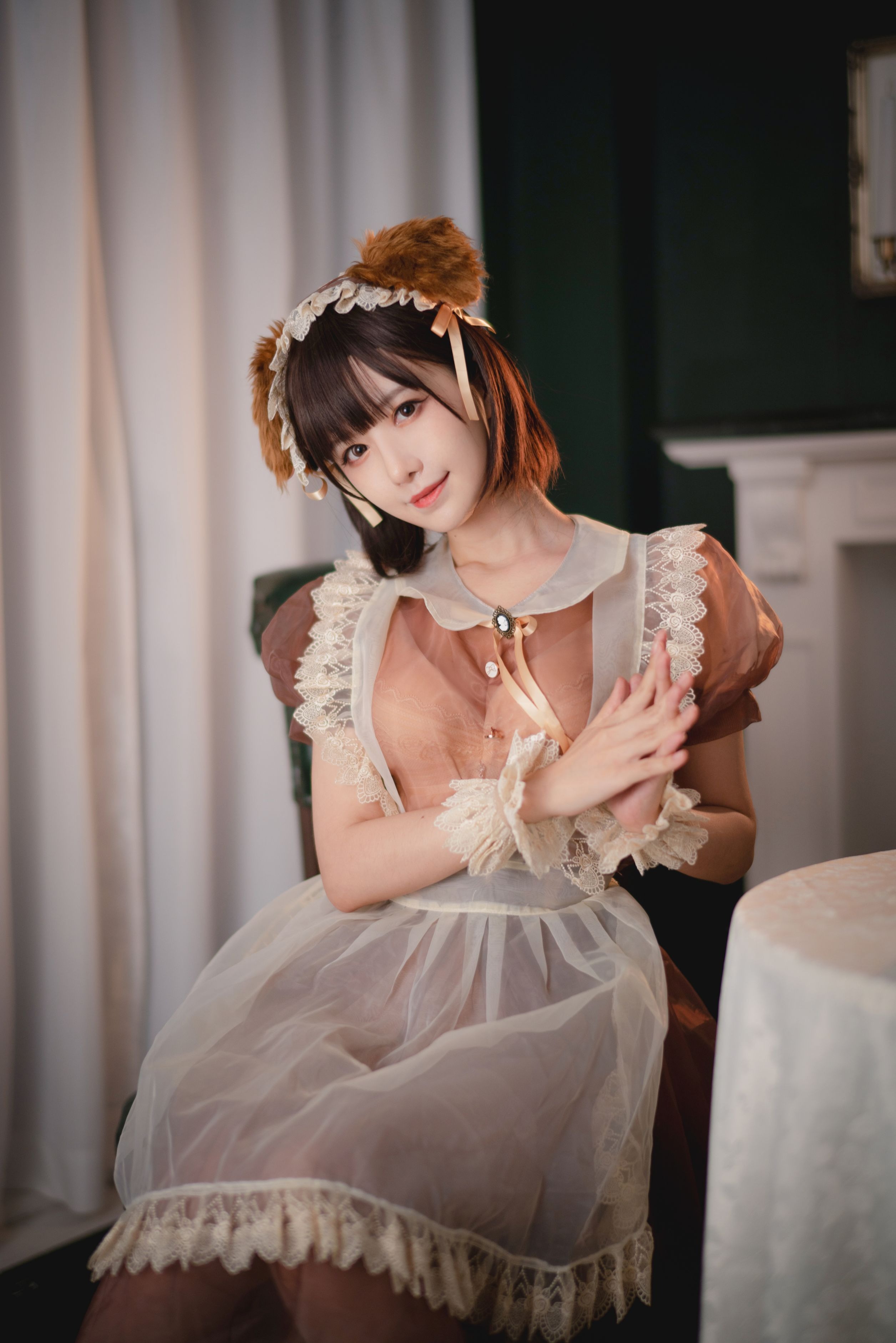 Shika小鹿鹿NO77透明女仆22P438MB0321限时福利