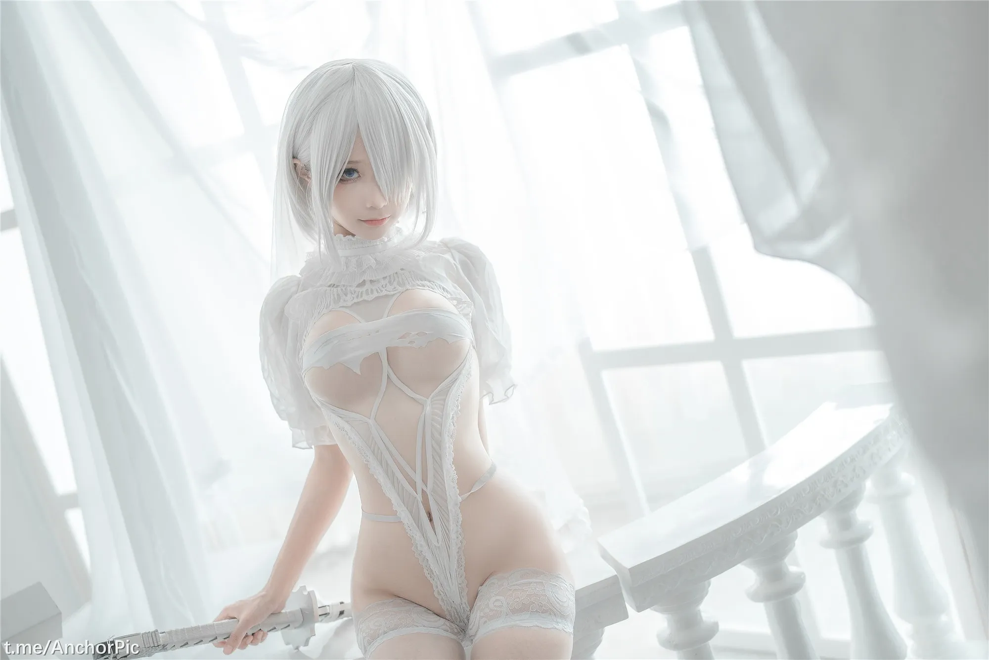 蠢沫沫2B白婚纱60P0704精选
