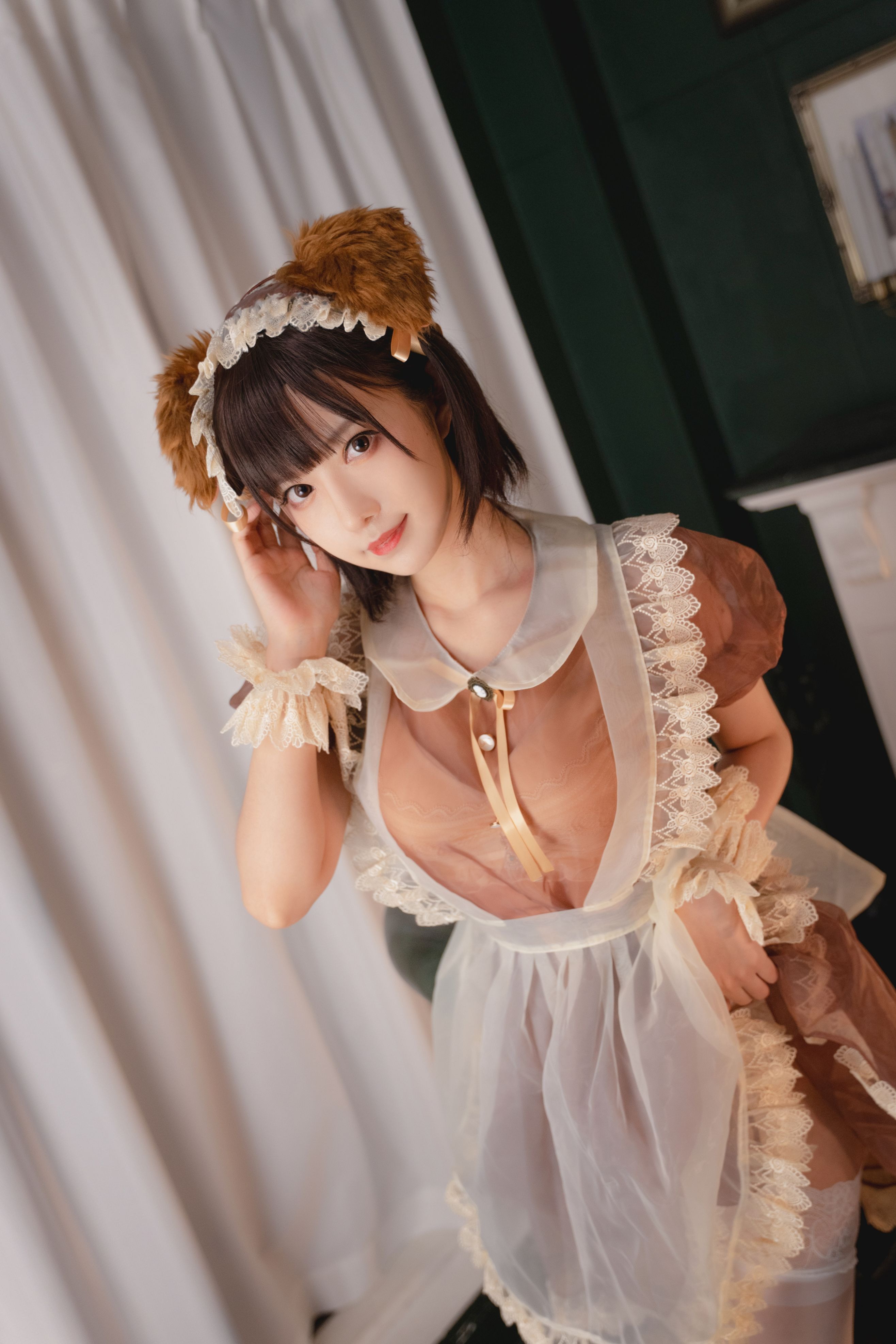 Shika小鹿鹿NO77透明女仆22P438MB0321限时福利