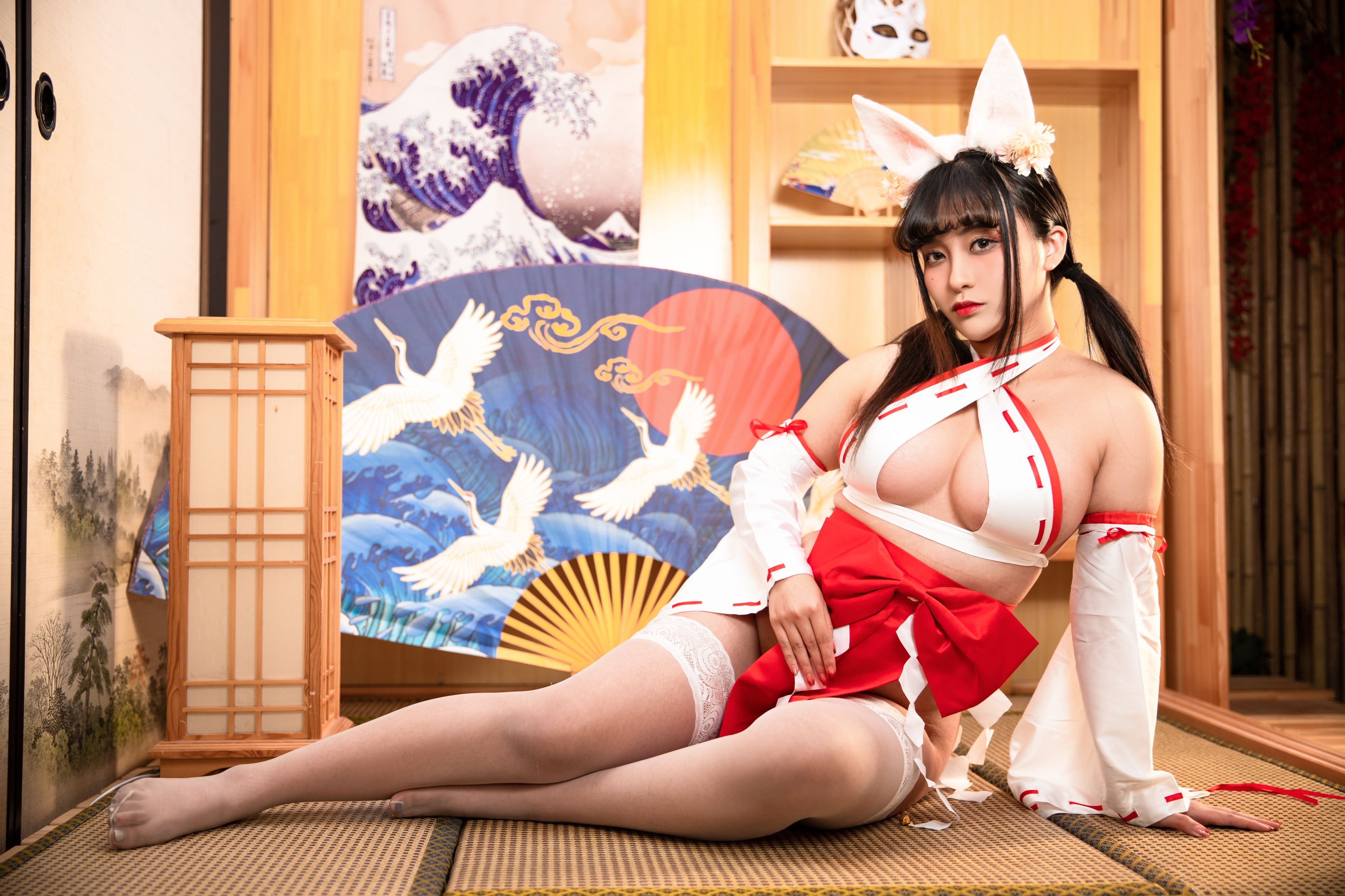 洛璃LoLiSAMA巫女2078P108GB4K图集