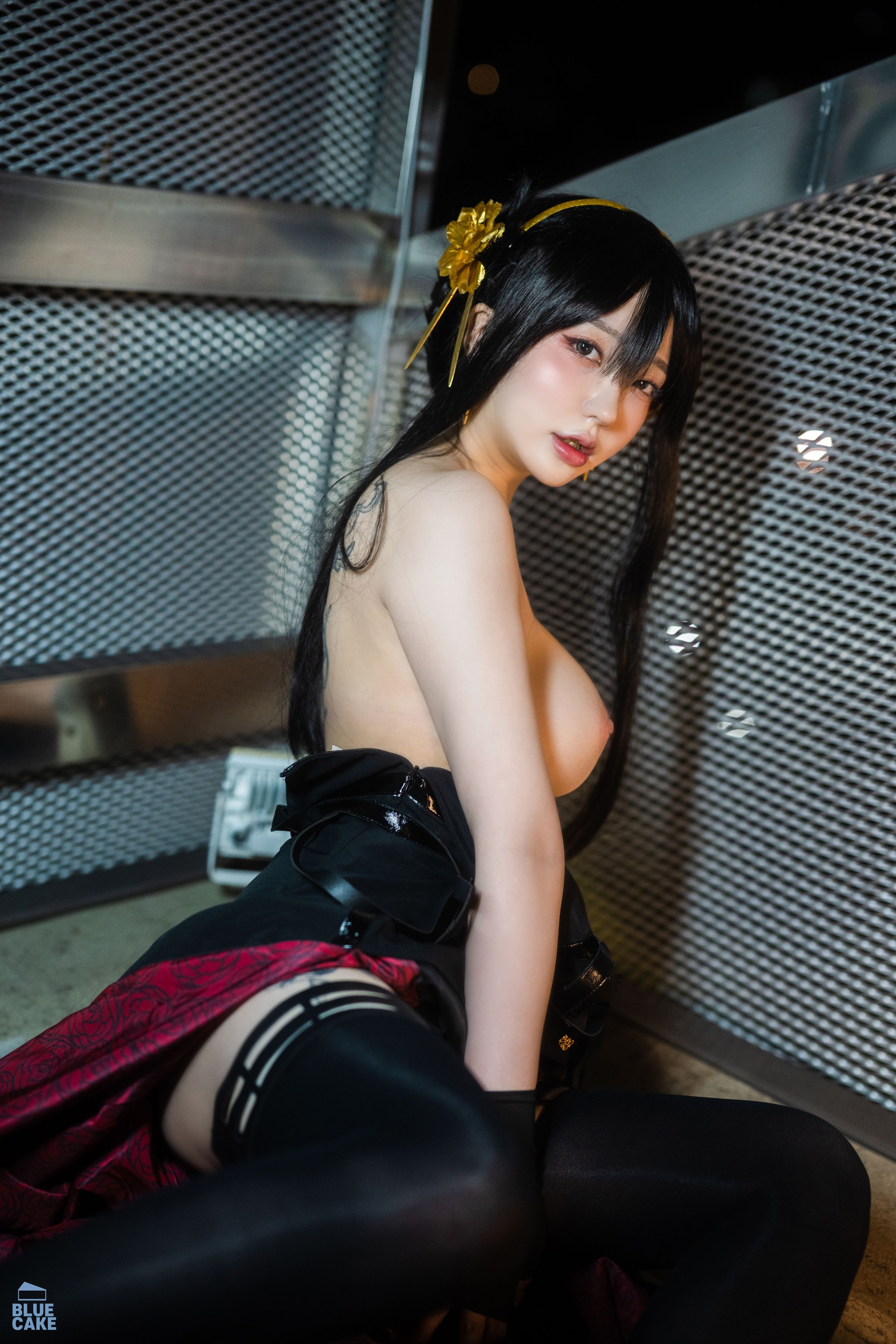 YeEun_BlackRose_RED043精选