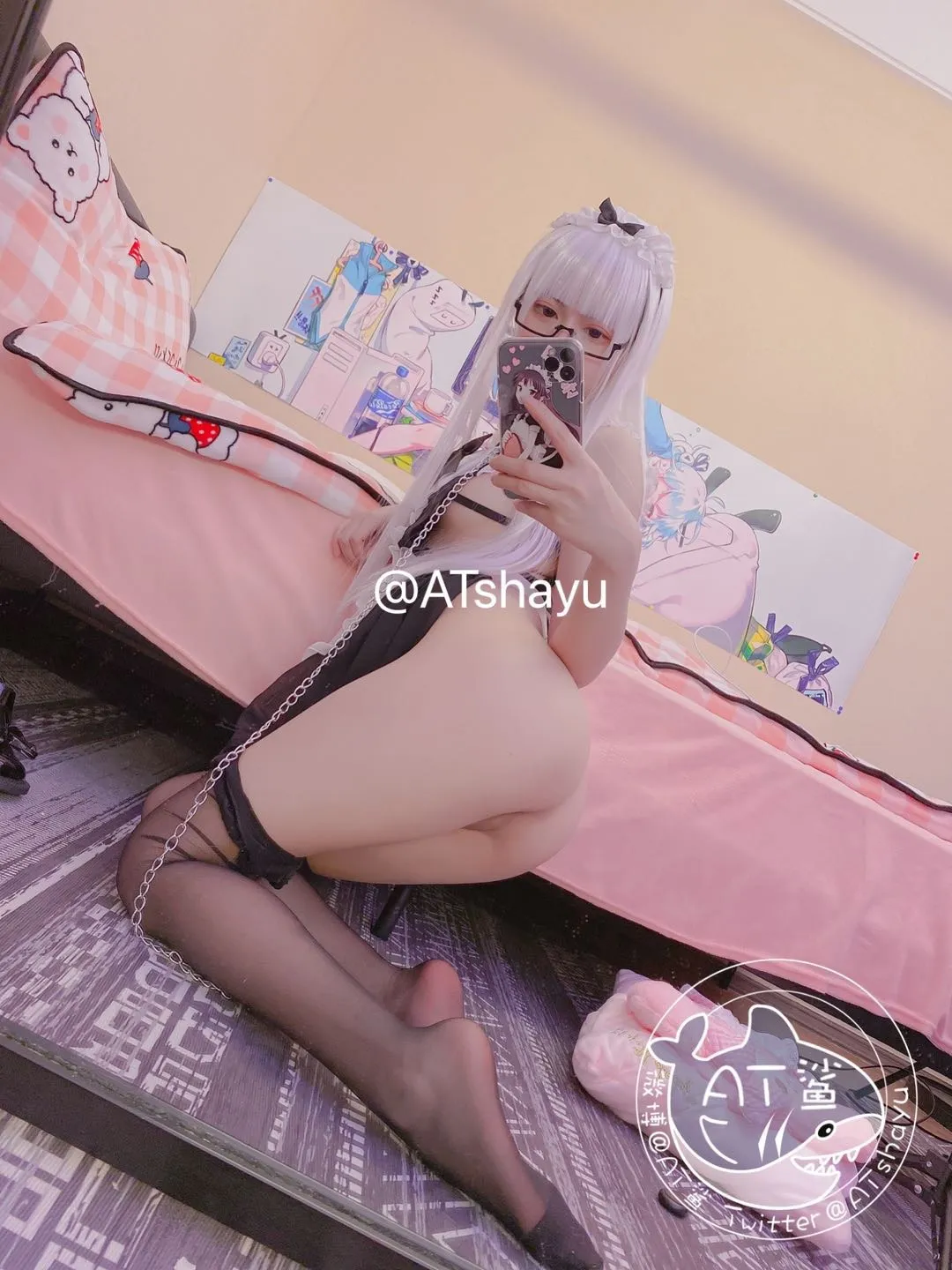 AT鲨女仆开档袜43P8MB0201精华合集