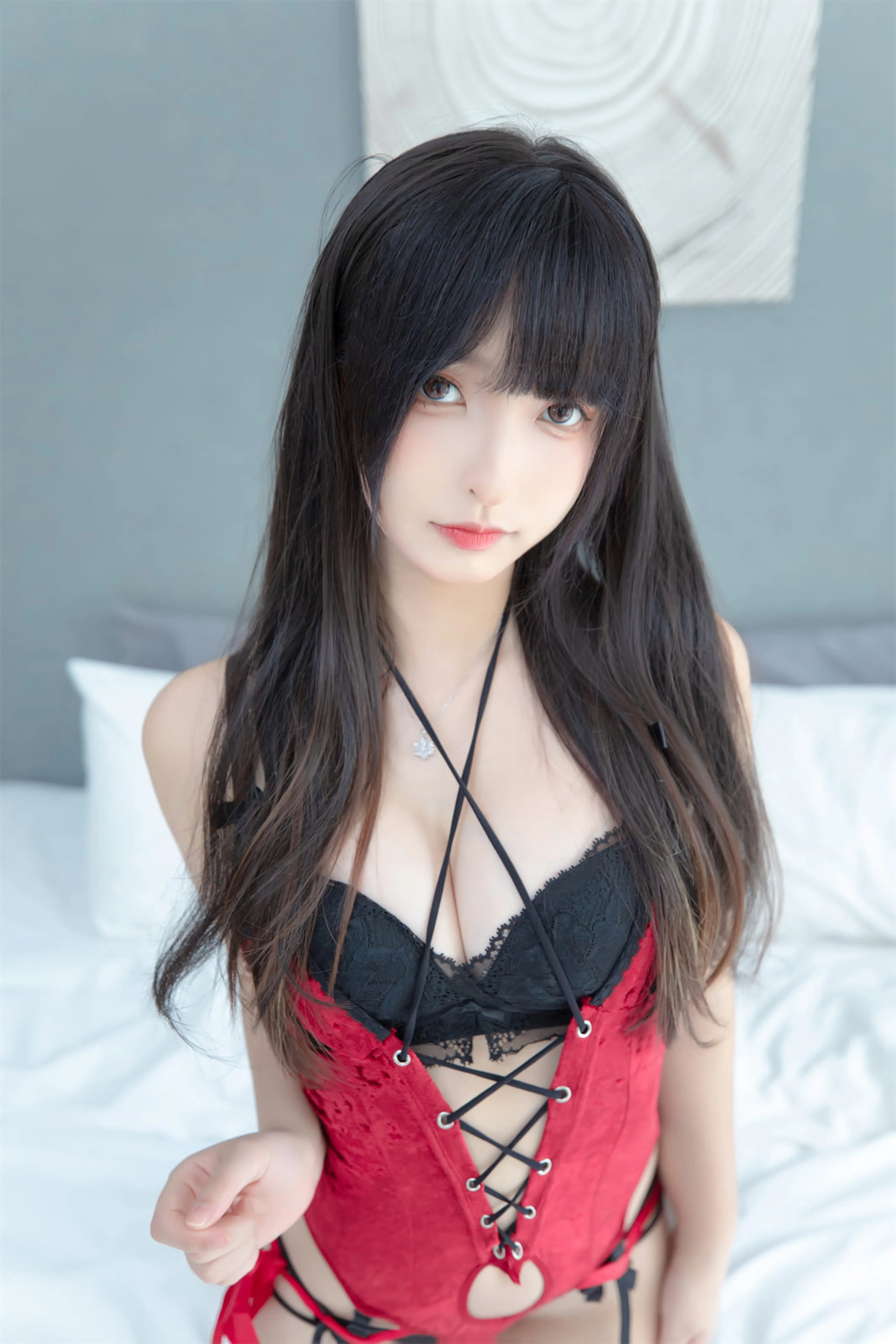 神楽坂真冬红丝绒75P0728超清图