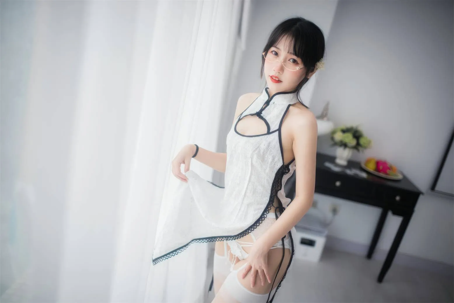 不呆猫人妻白旗袍0419作品集