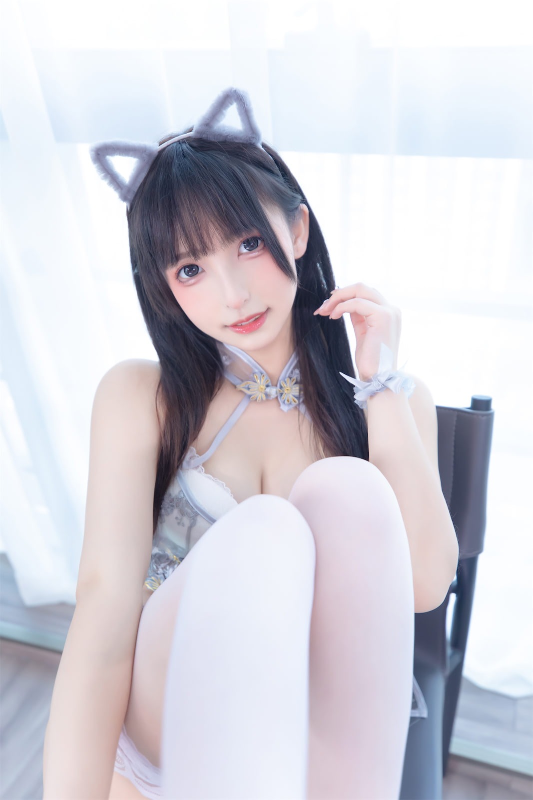 神楽坂真冬羞涩喵喵网红写真