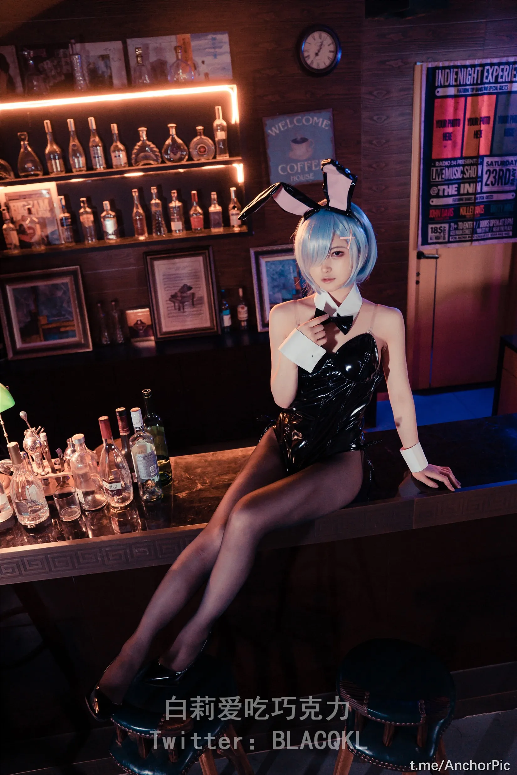 白莉爱吃巧克力蕾姆兔女郎71P0625独家发布