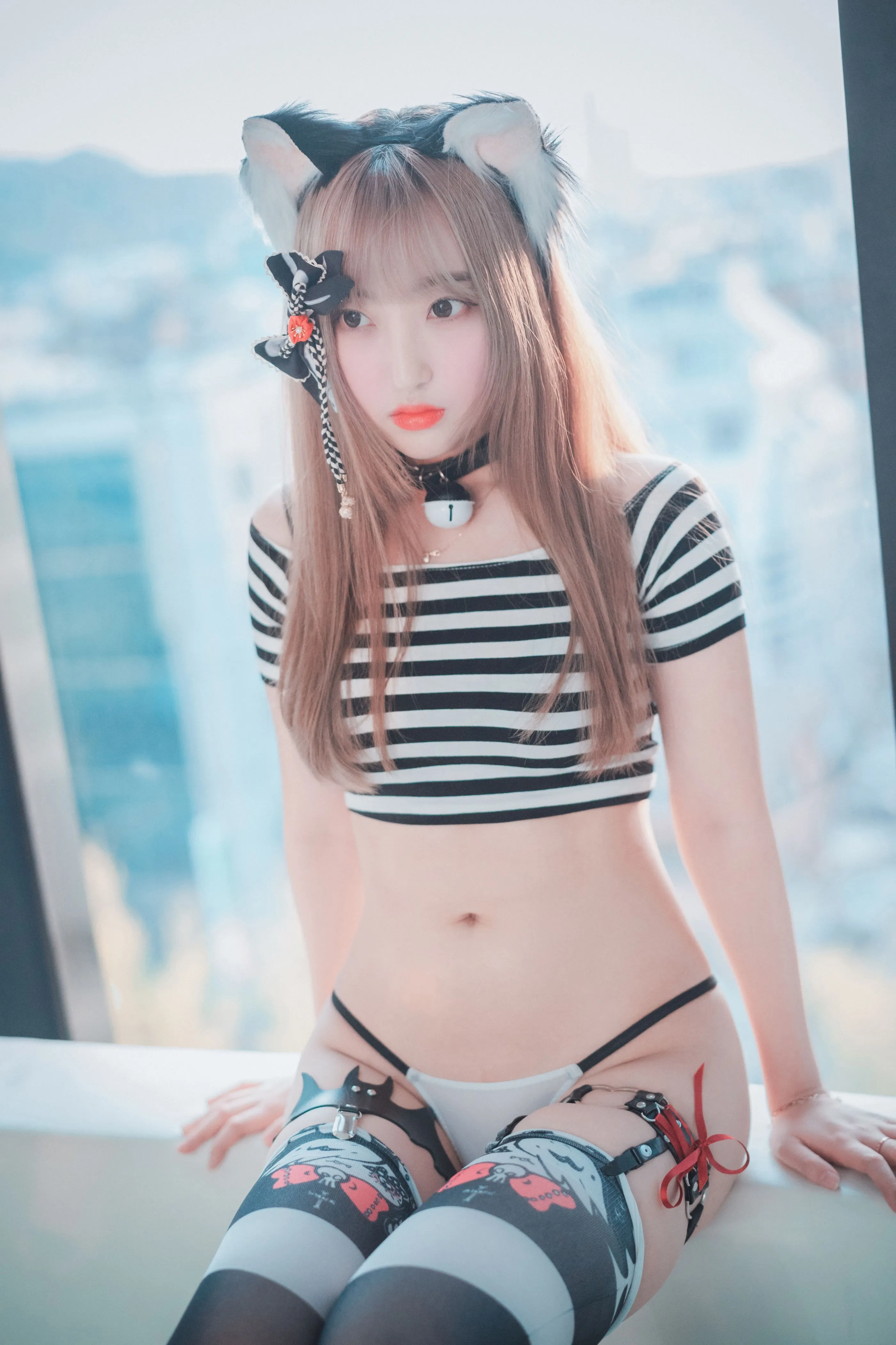 Hanari???DJAWACatgirlinStripes91P814MB高清无水印