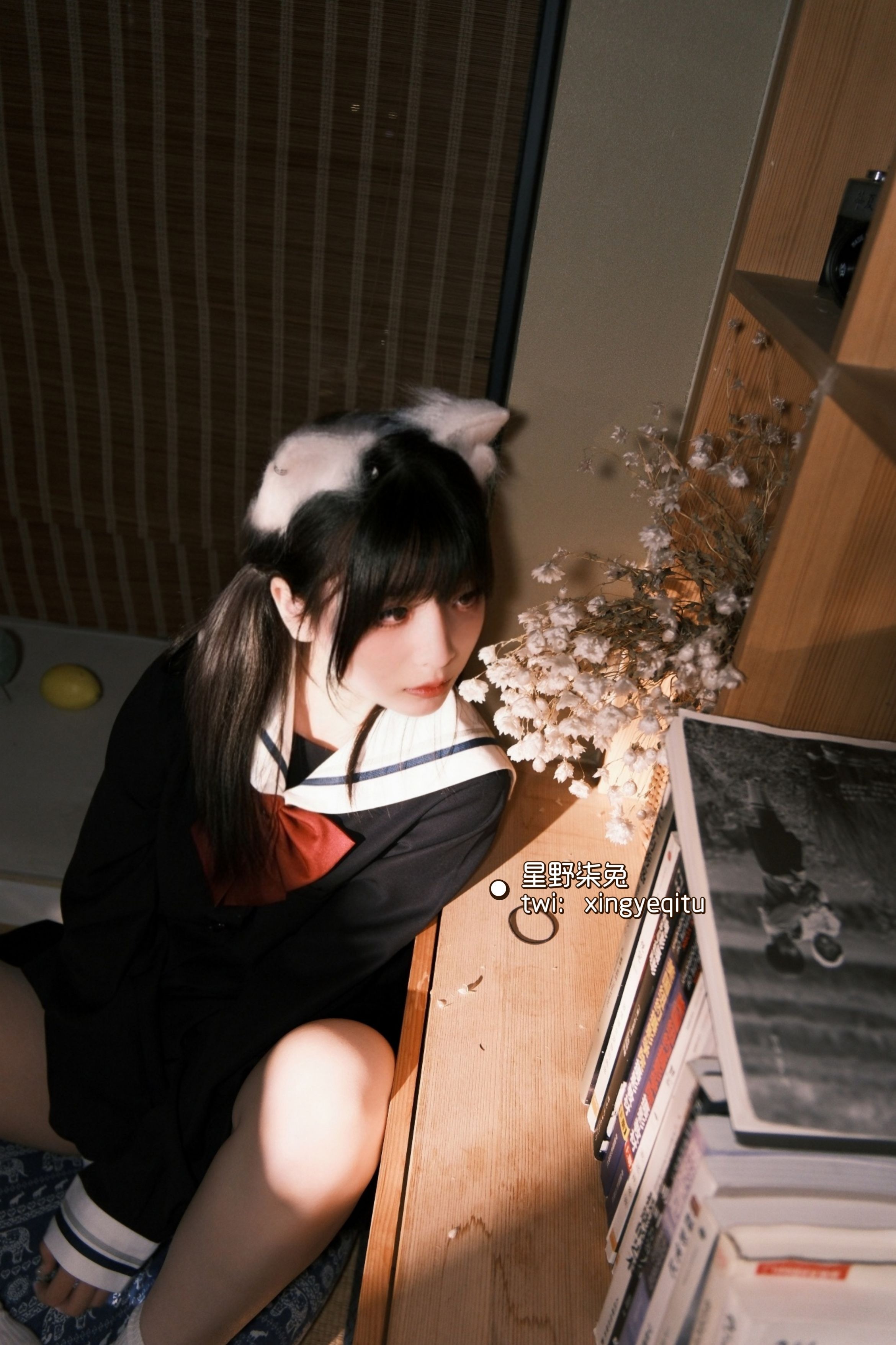 星野柒兔放课后的吔鱼少女59P1V417MB放学少女主题cos59张1视频417MB完整合集