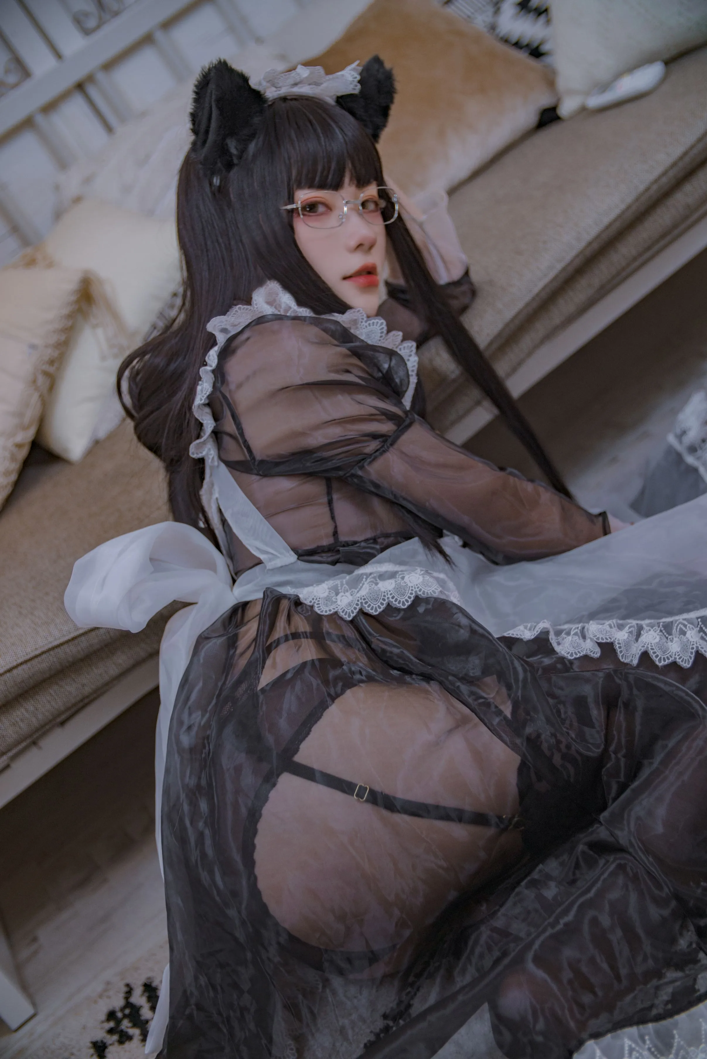 NO003黑色透明女仆54P598MB0913福利资源