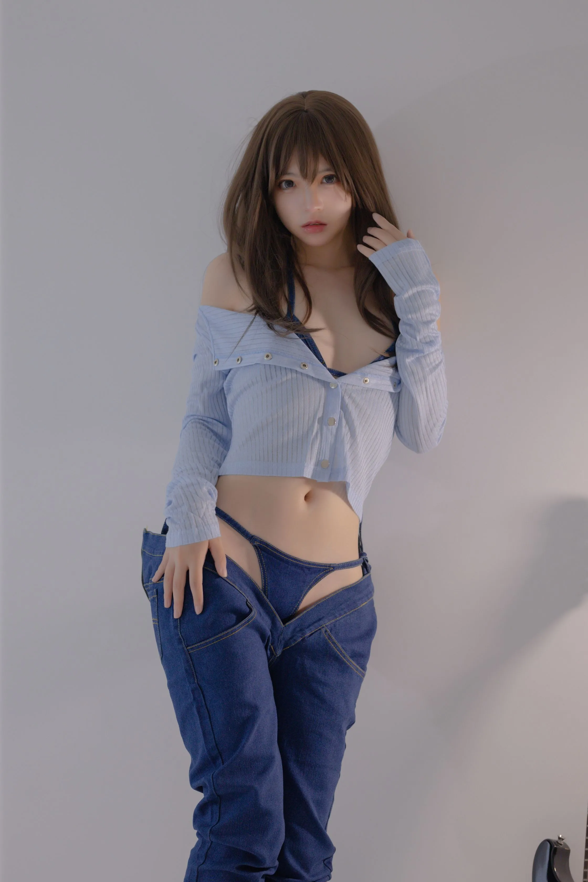 2022夏日限定A本吉他妹妹牛仔裤20P434MB0922热门合集