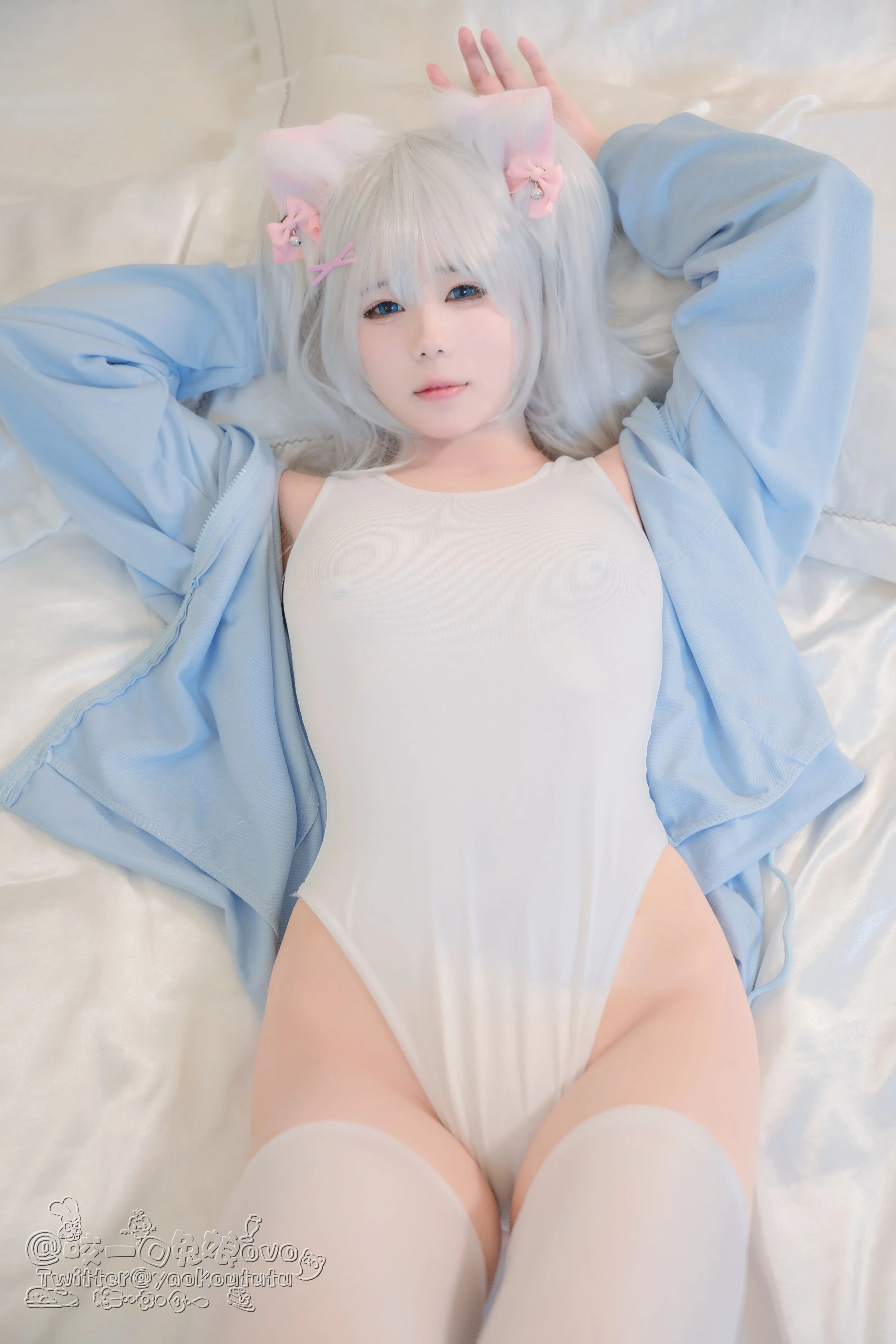 咬一口兔娘黏黏团子兔做你的猫56P1V0305网红写真