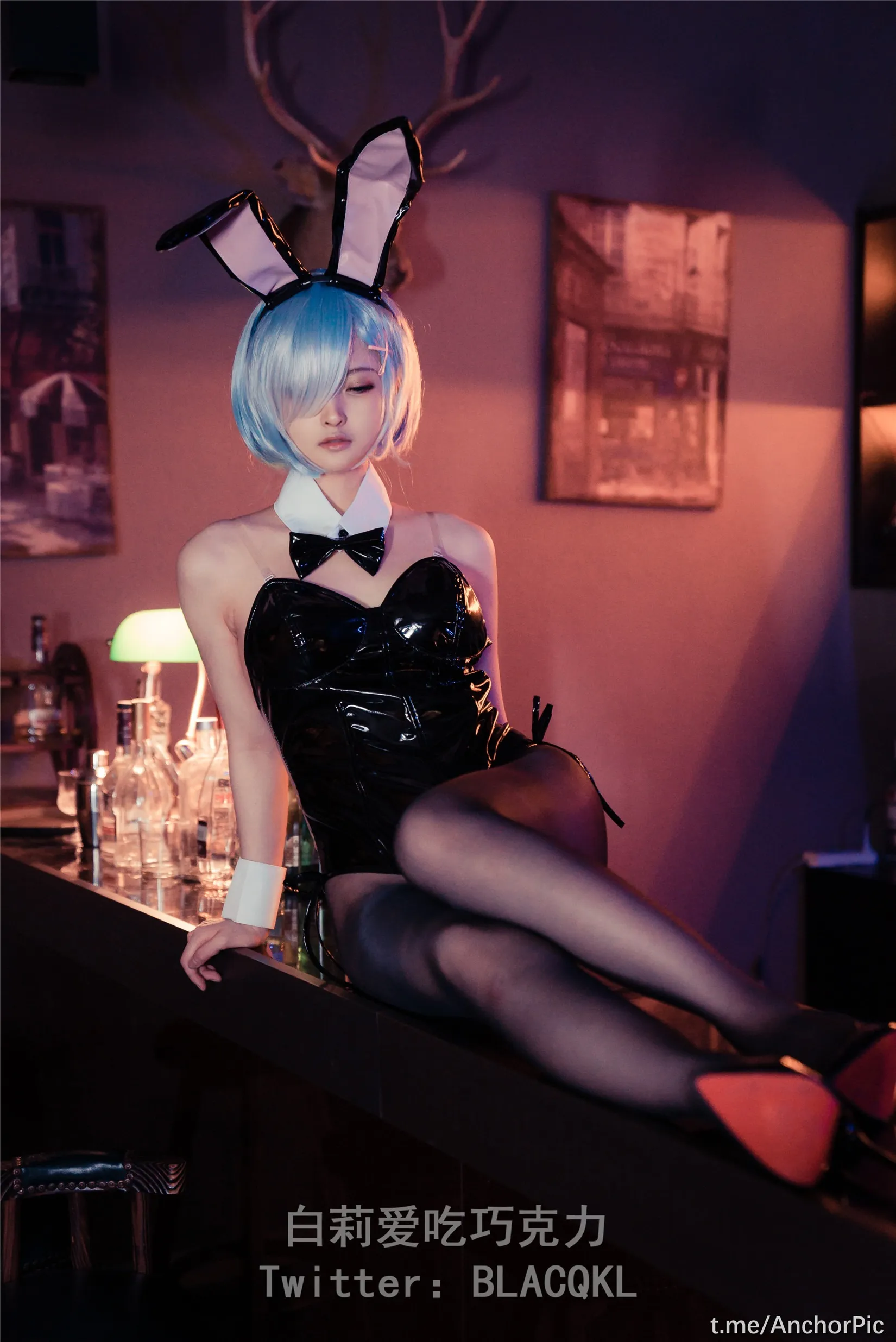 白莉爱吃巧克力蕾姆兔女郎71P0625独家发布