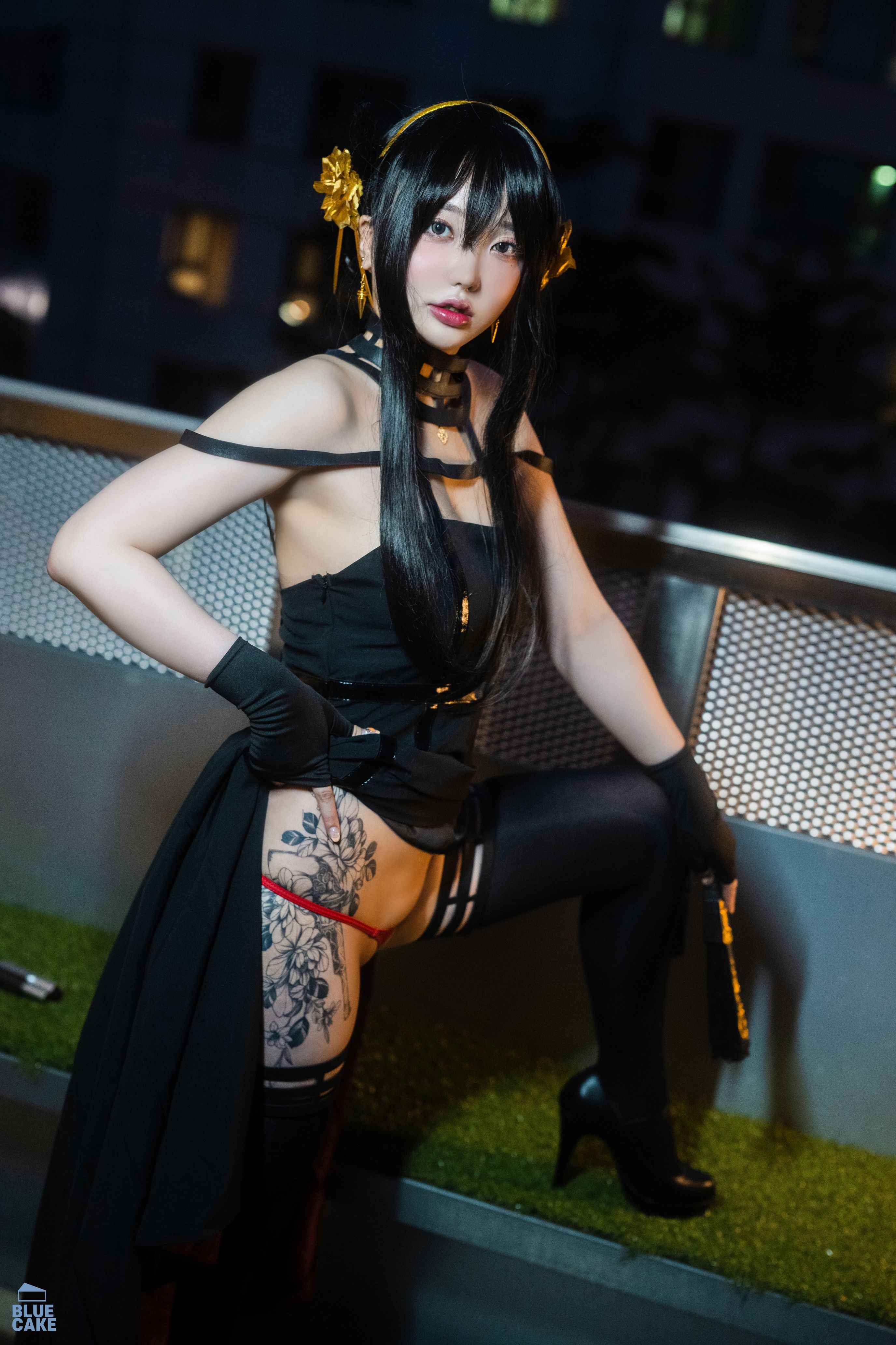 YeEun_BlackRose_RED043精选