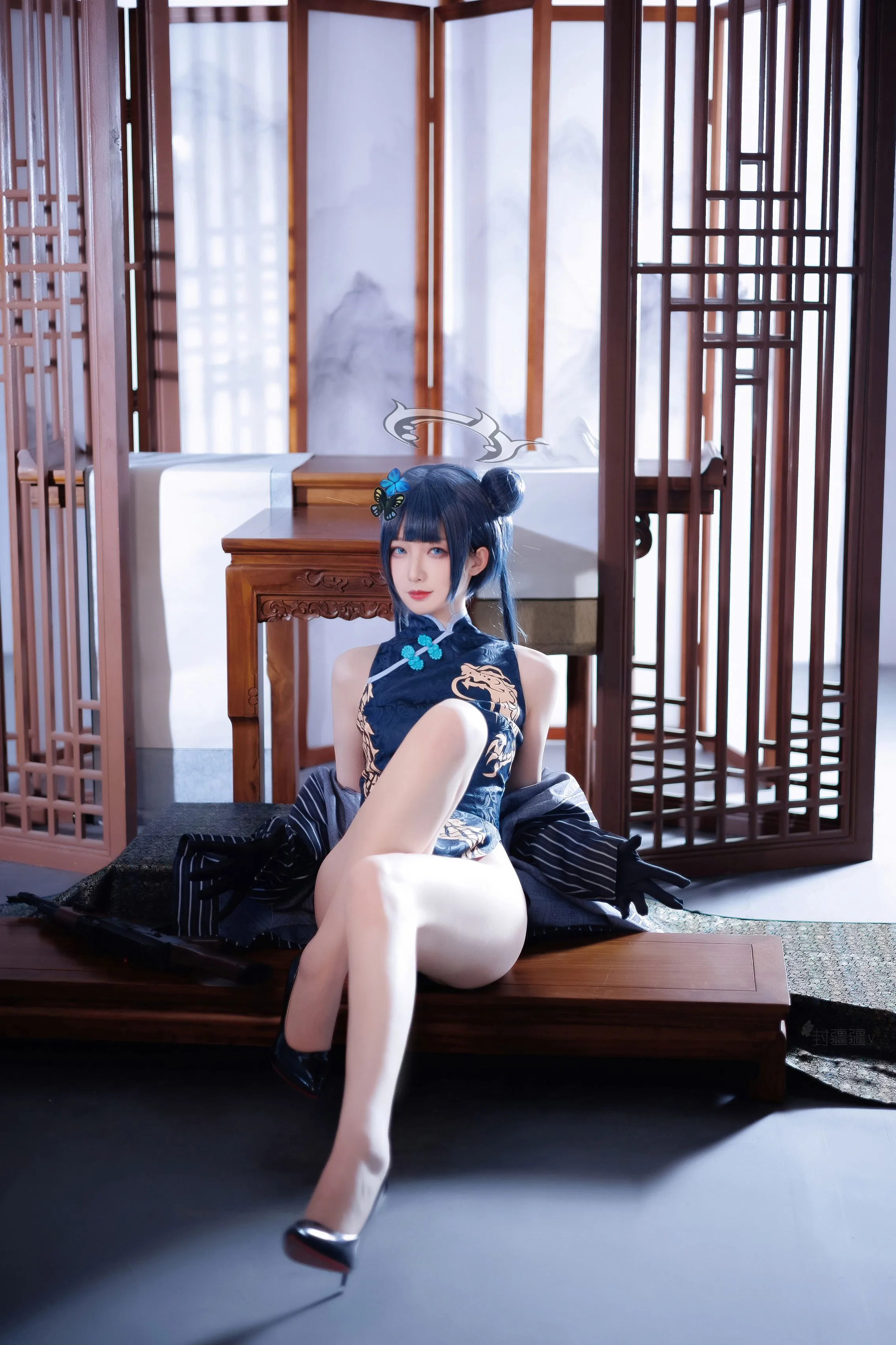 封疆疆碧蓝档案妃咲34P348MB0123网红写真