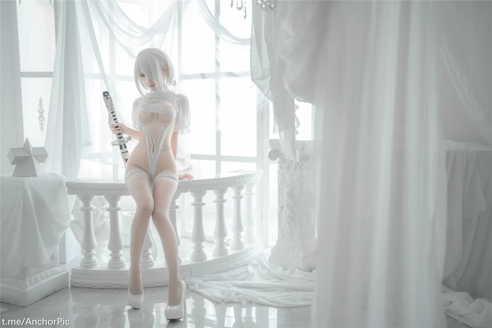 蠢沫沫2B白婚纱60P0704精选