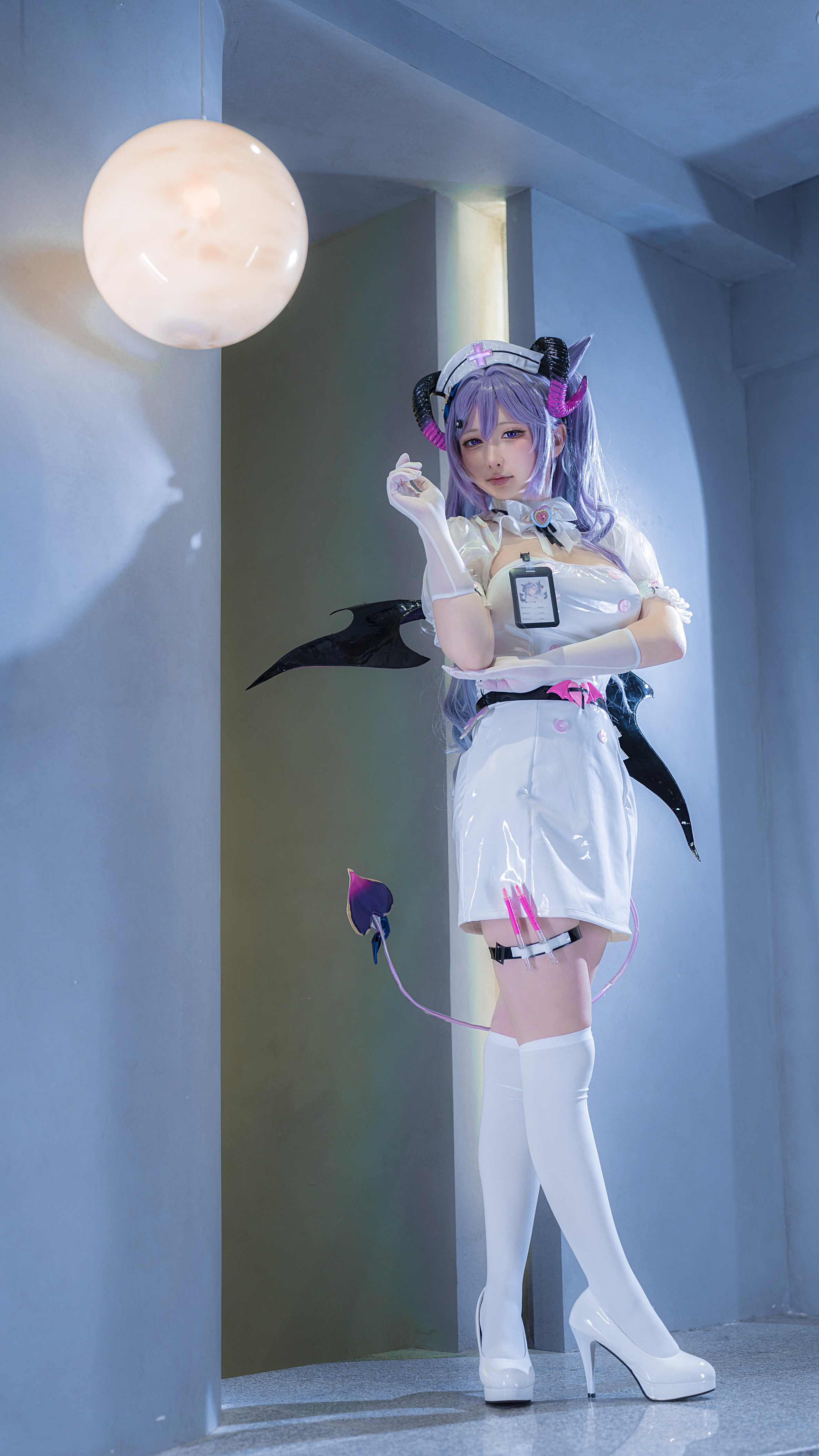 樱梨梨刻晴魅魔护士30P樱梨梨魅魔护士刻晴写真30P二次元诱惑每日必看