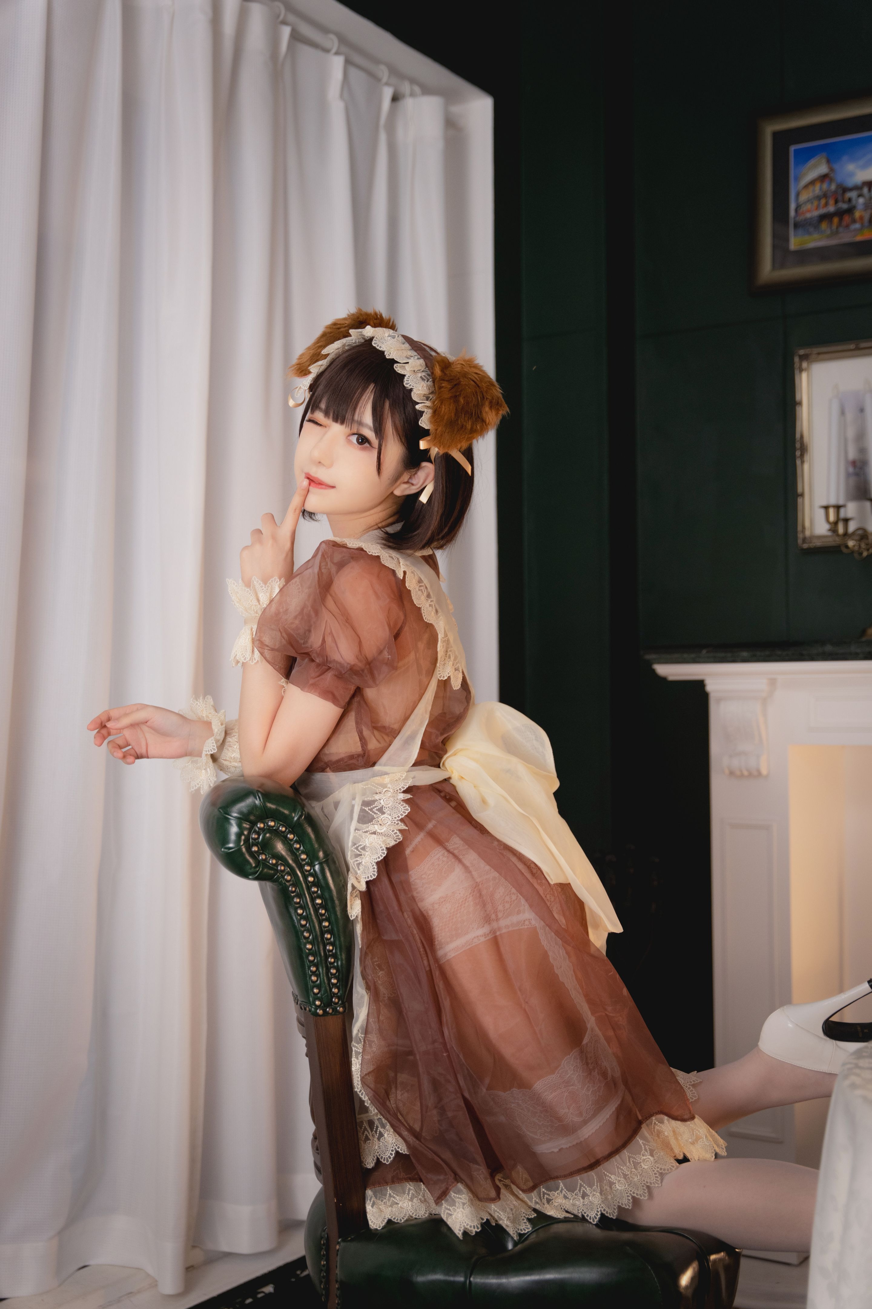 Shika小鹿鹿NO77透明女仆22P438MB0321限时福利
